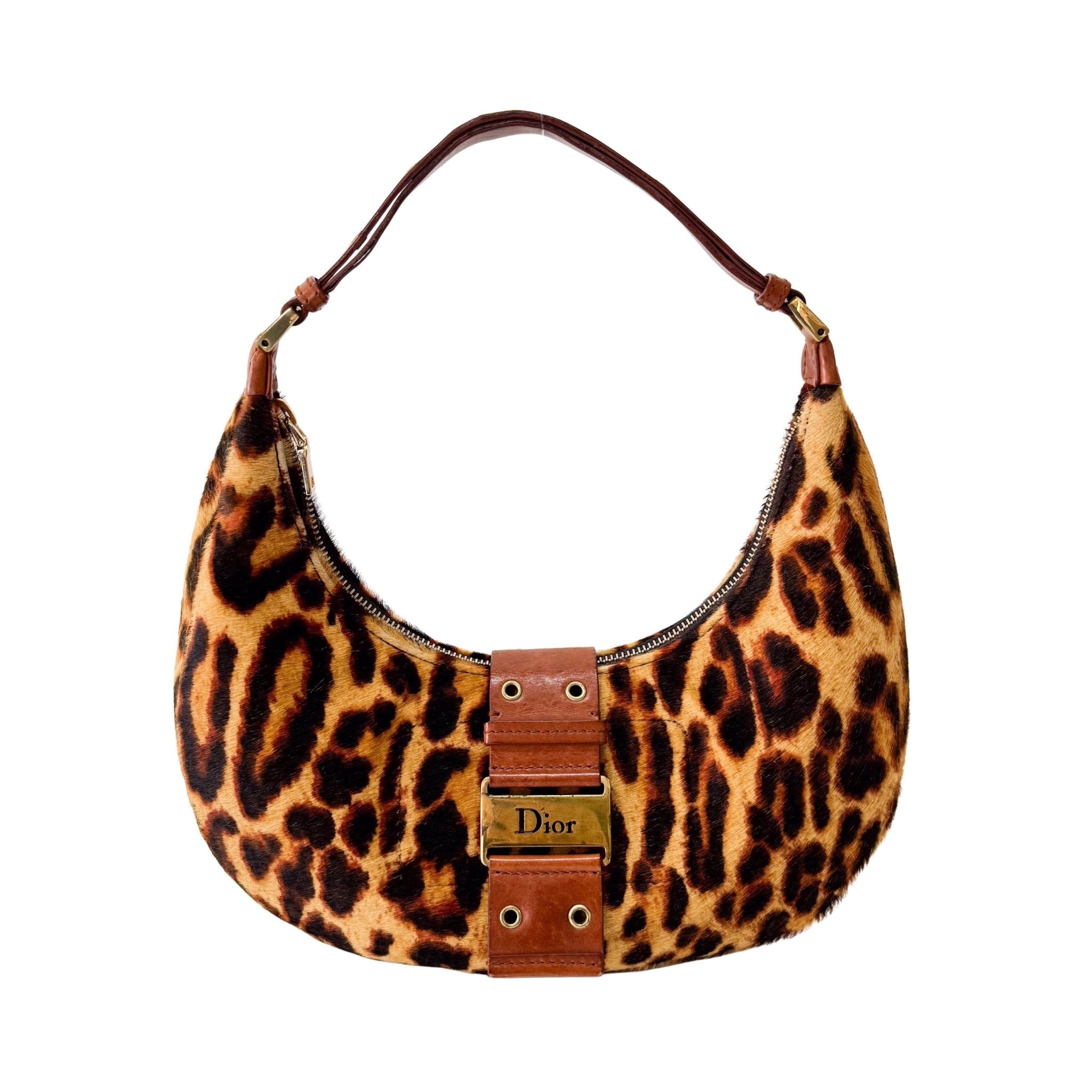 DIOR Cheetah Print Calf Hair Shoulder Bag, in , Sold by HIVE PRELOVED - Shoulder Bags, ,