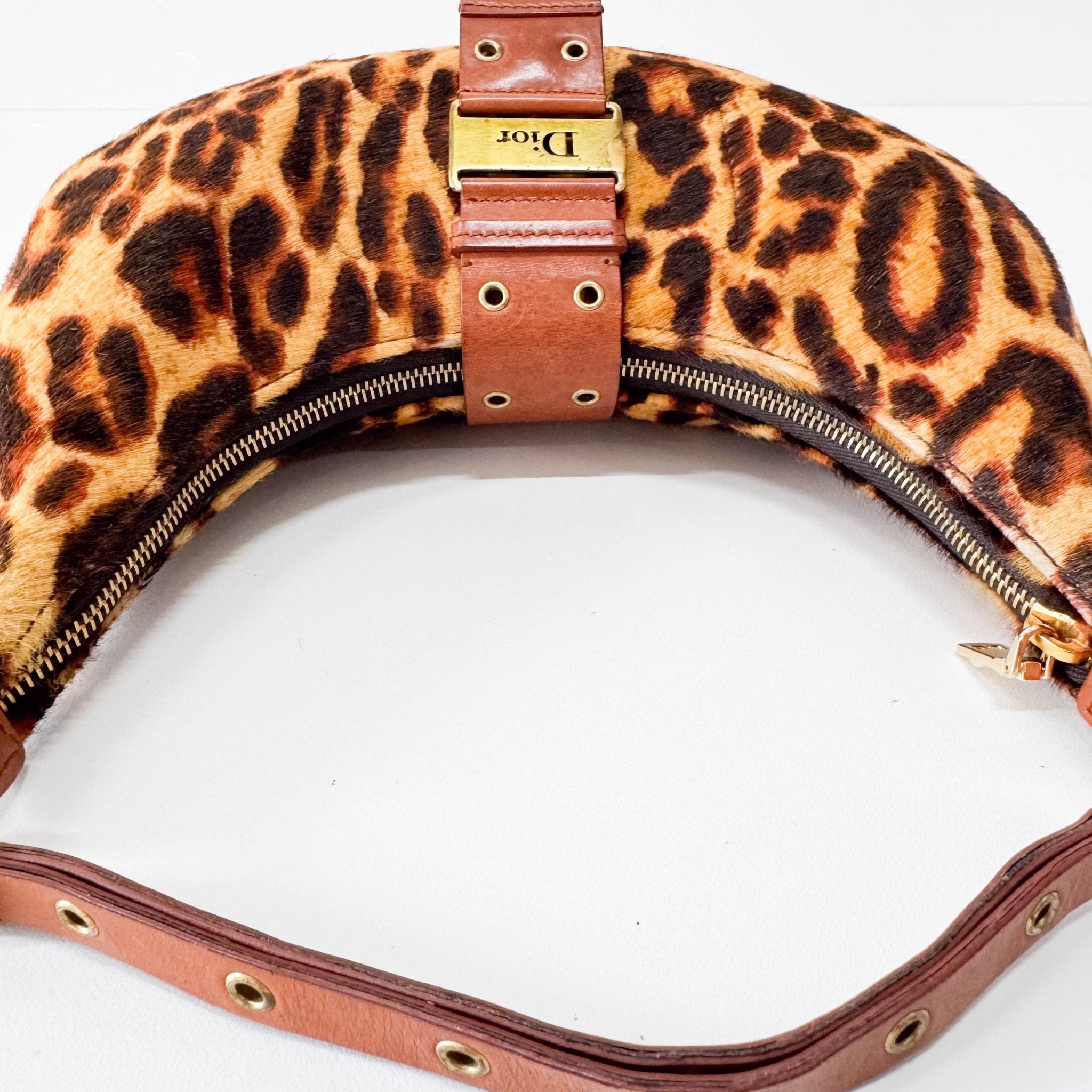 DIOR Cheetah Print Calf Hair Shoulder Bag, in , Sold by HIVE PRELOVED - Shoulder Bags, ,