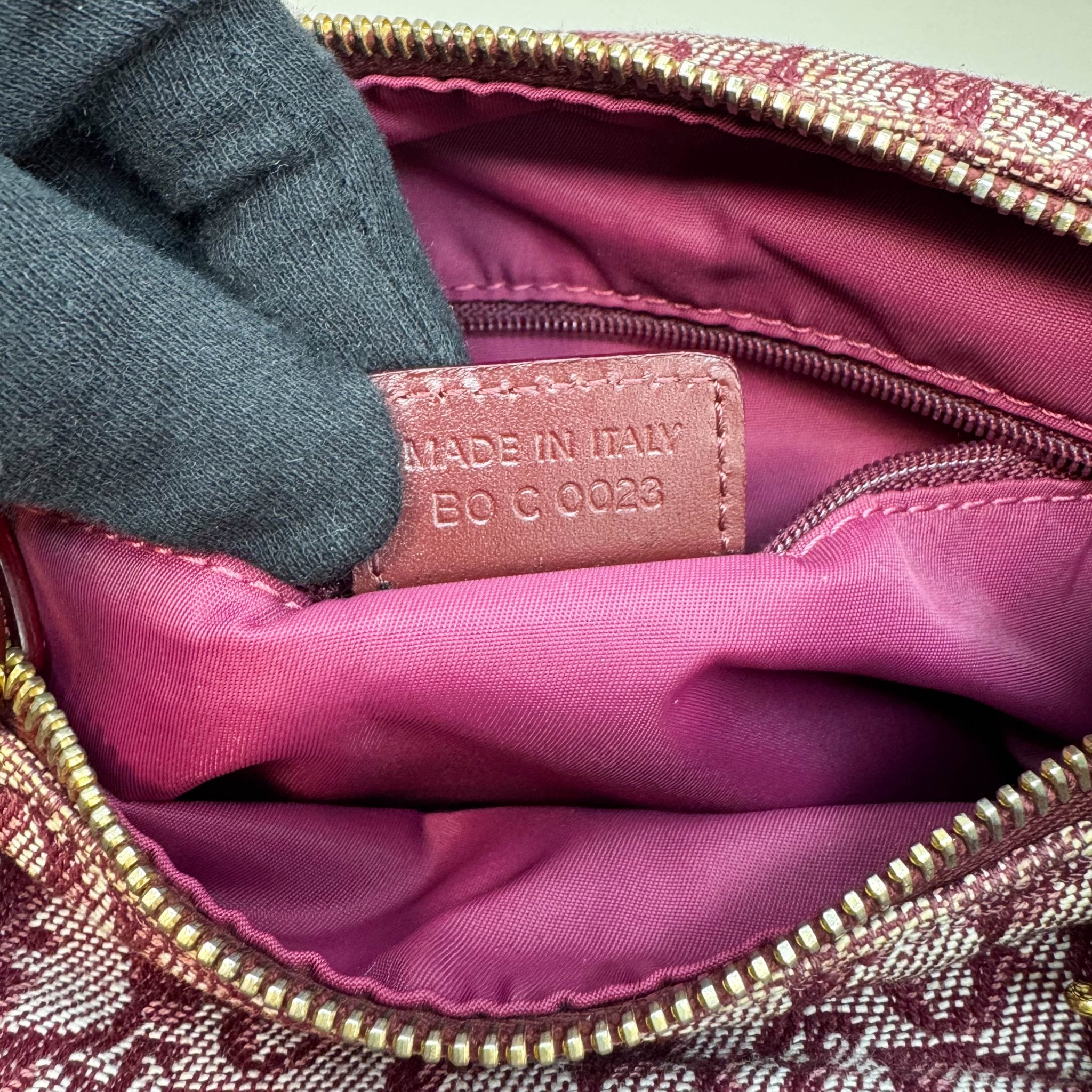 DIOR Christian Dior Trotter Canvas Boston Bag Wine Red, in , Sold by HIVE PRELOVED - Handle Bags, ,