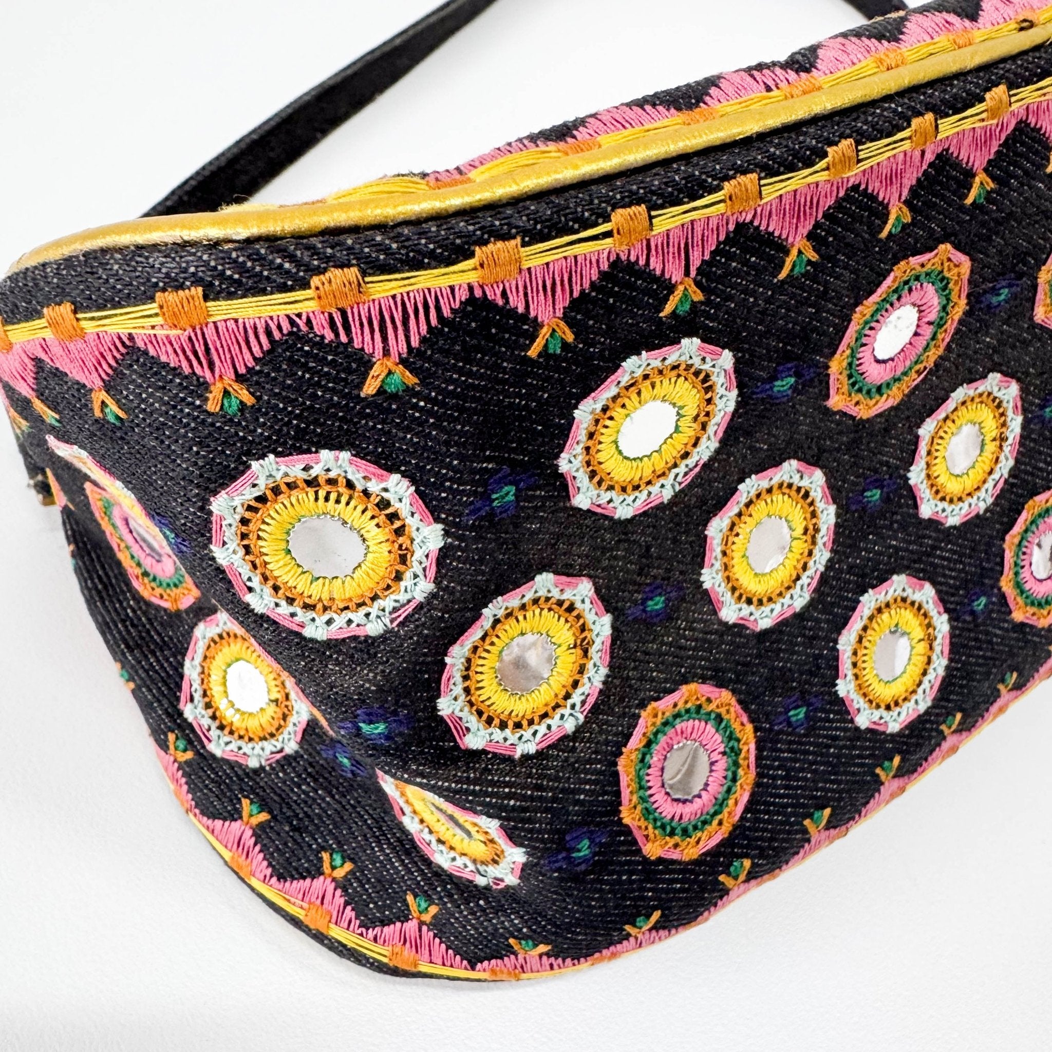 DIOR Denim Embroidered Cadillac Shoulder Bag, in , Sold by HIVE PRELOVED - Shoulder Bags, ,