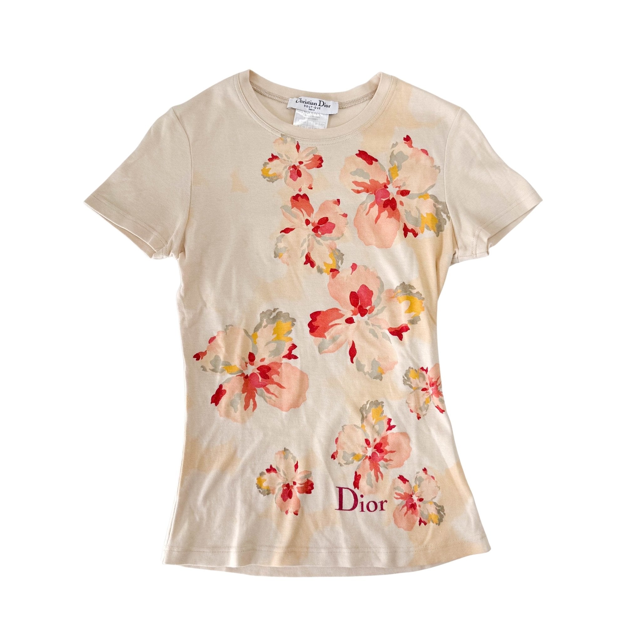 DIOR Dior Floral T-Shirt, in , Sold by HIVE PRELOVED - Tops, ,