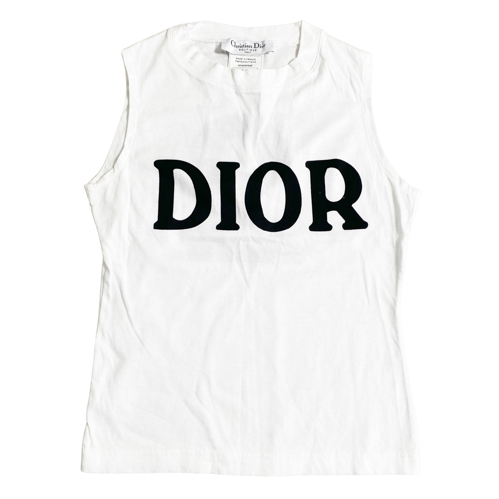 DIOR Dior Logo Sleeveless Top, in , Sold by HIVE PRELOVED - Tops, ,
