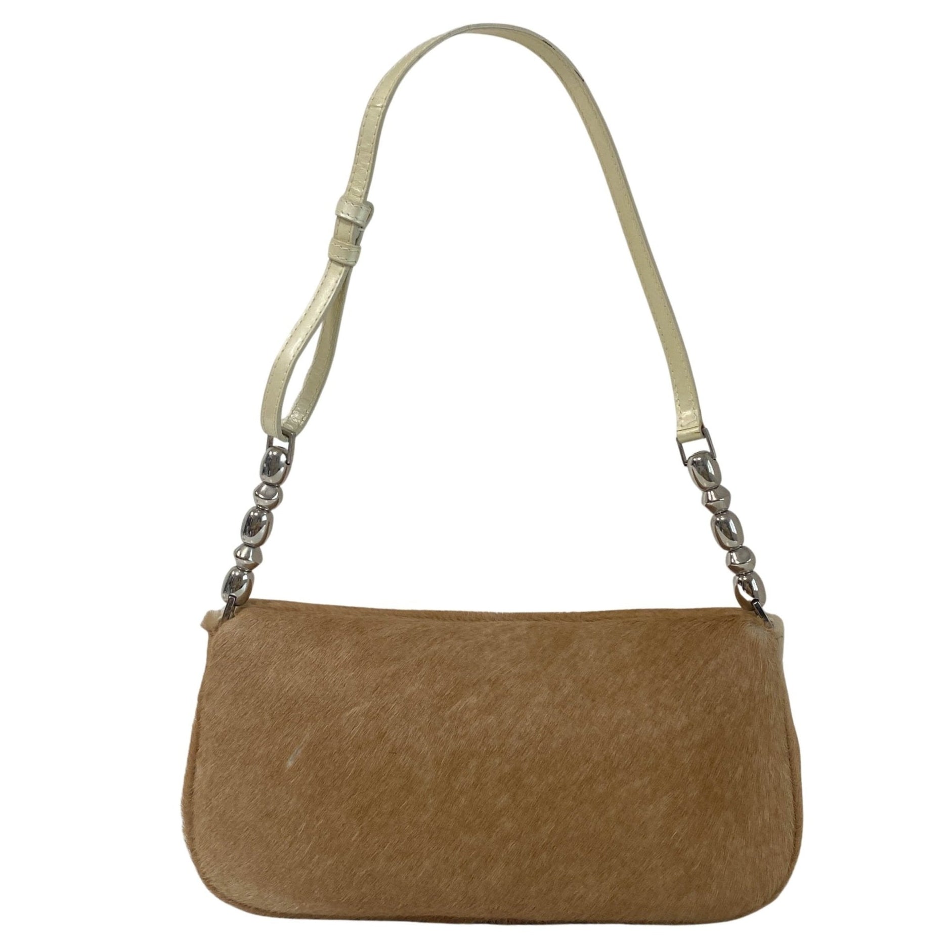 DIOR Dior Malice Pearl Light Brown Fur & Pastel Yellow Belt, in , Sold by HIVE PRELOVED - Shoulder Bags, ,