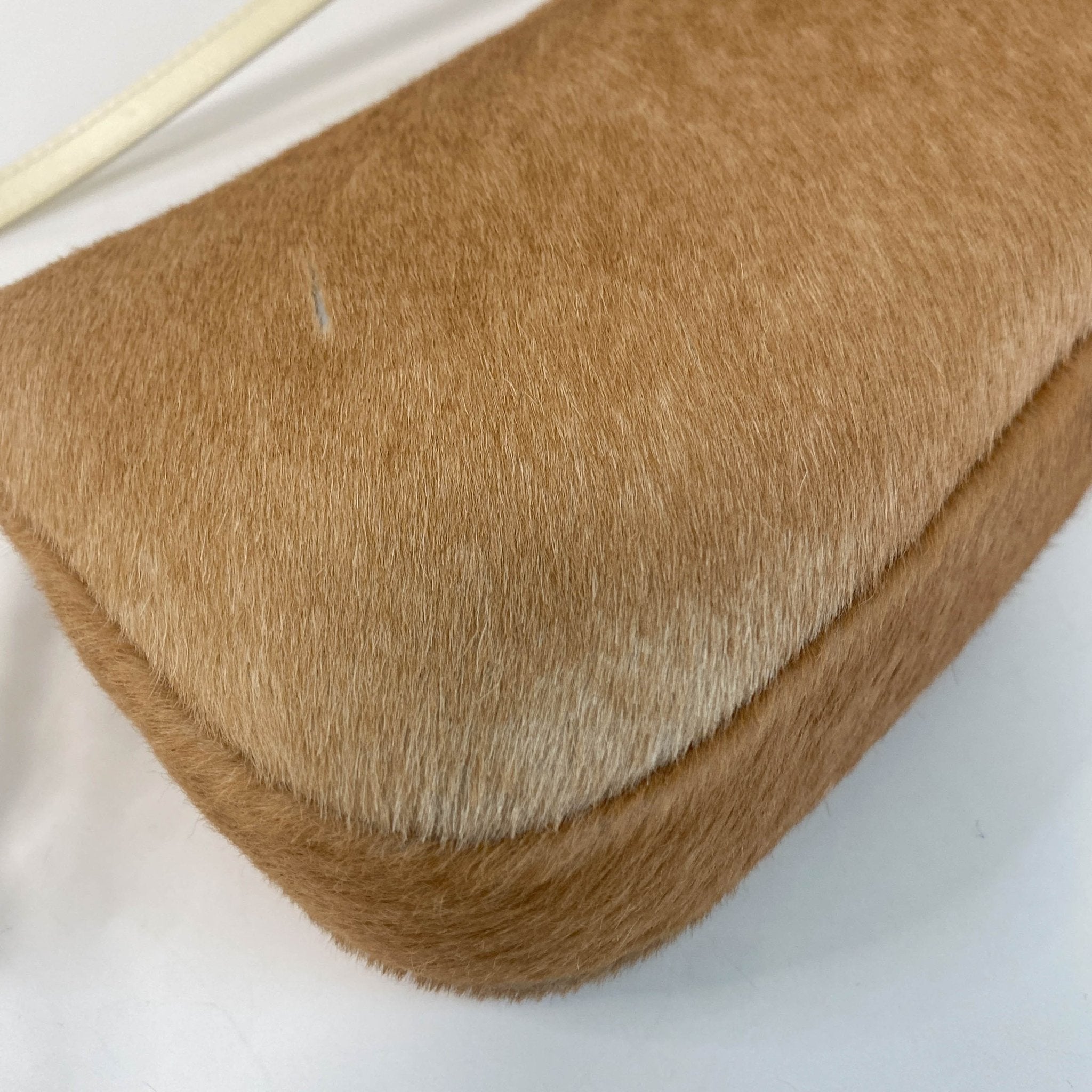 DIOR Dior Malice Pearl Light Brown Fur & Pastel Yellow Belt, in , Sold by HIVE PRELOVED - Shoulder Bags, ,