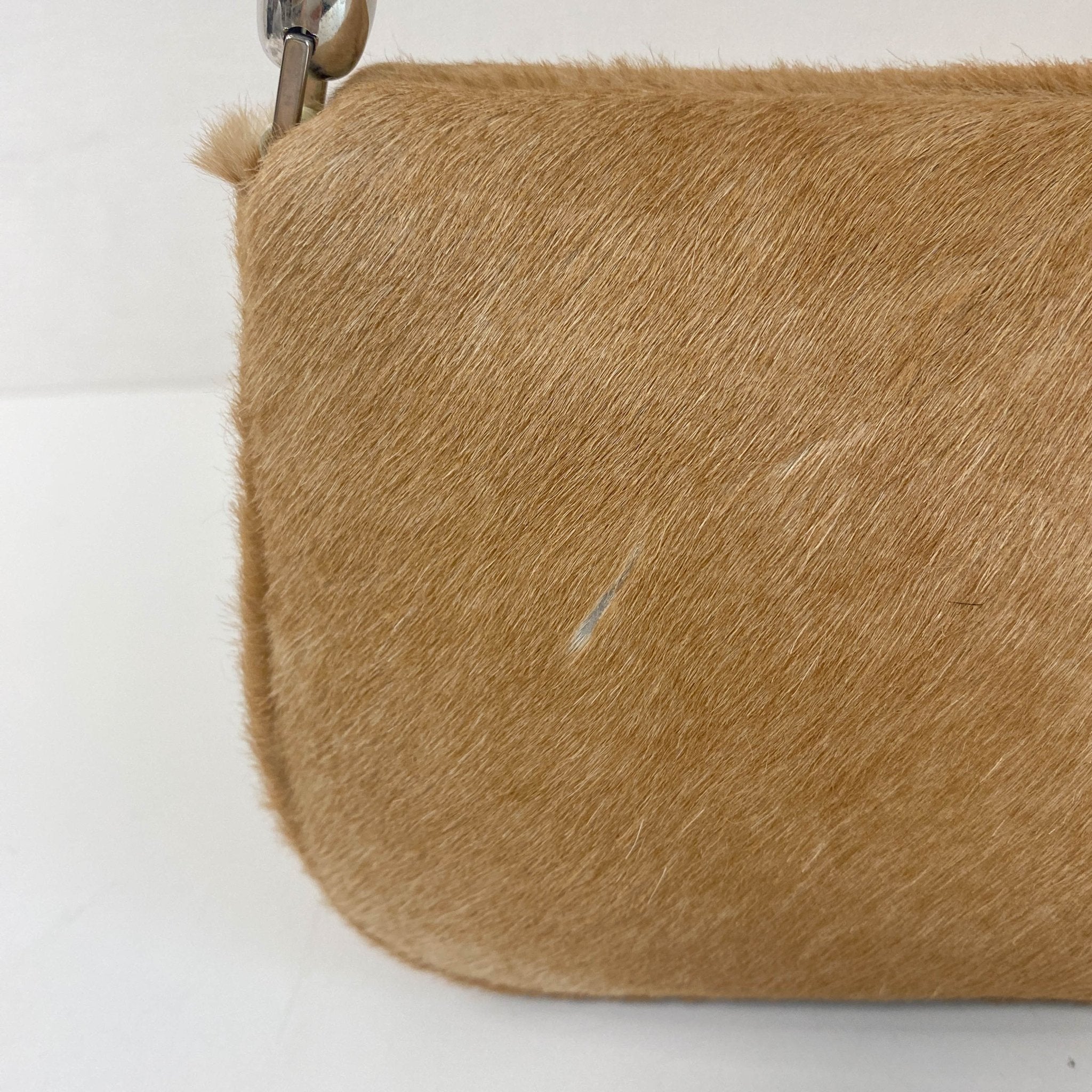DIOR Dior Malice Pearl Light Brown Fur & Pastel Yellow Belt, in , Sold by HIVE PRELOVED - Shoulder Bags, ,