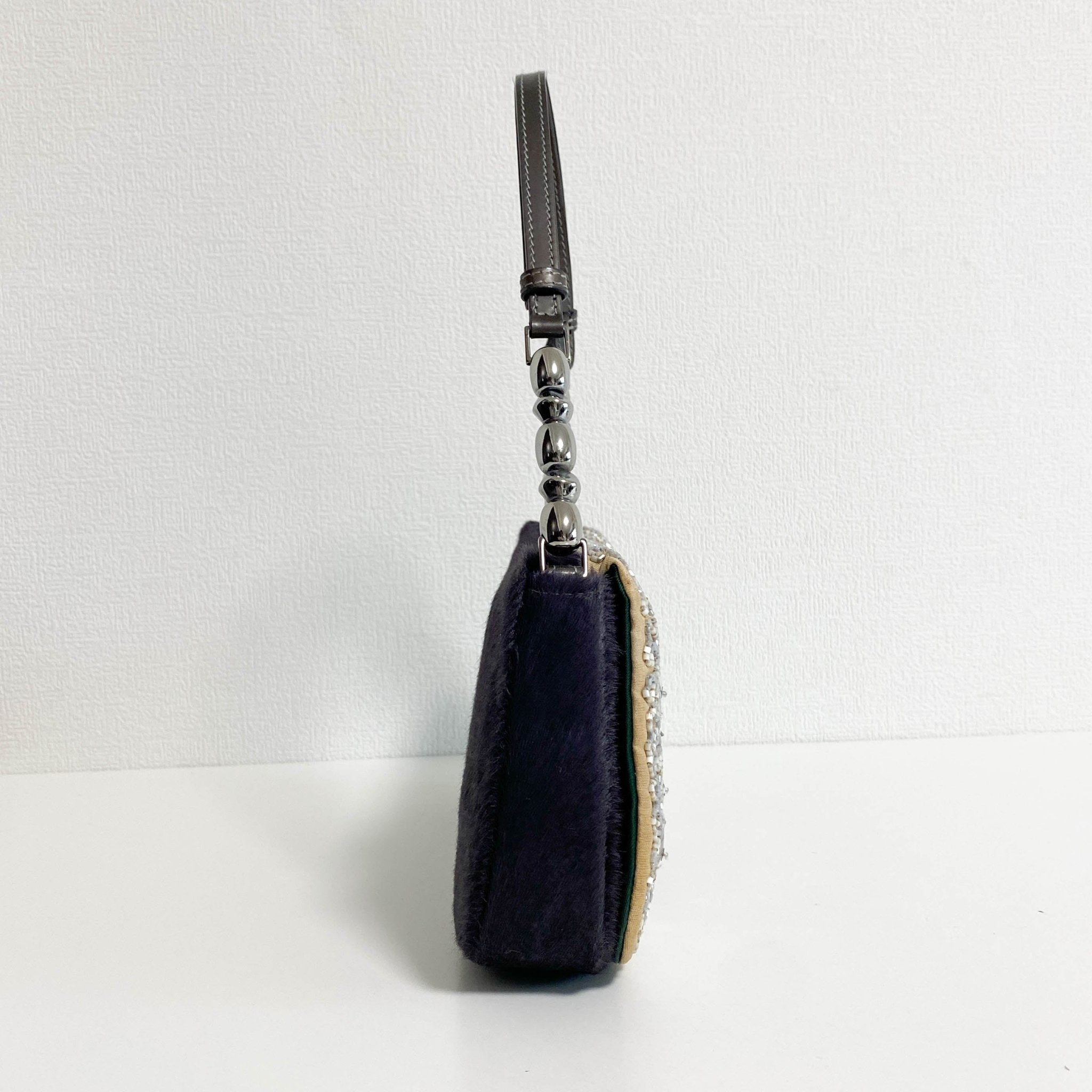 DIOR Dior Malice Pearl Silver Beads Embroidery Shoulder Bag, in , Sold by HIVE PRELOVED - Shoulder Bags, ,