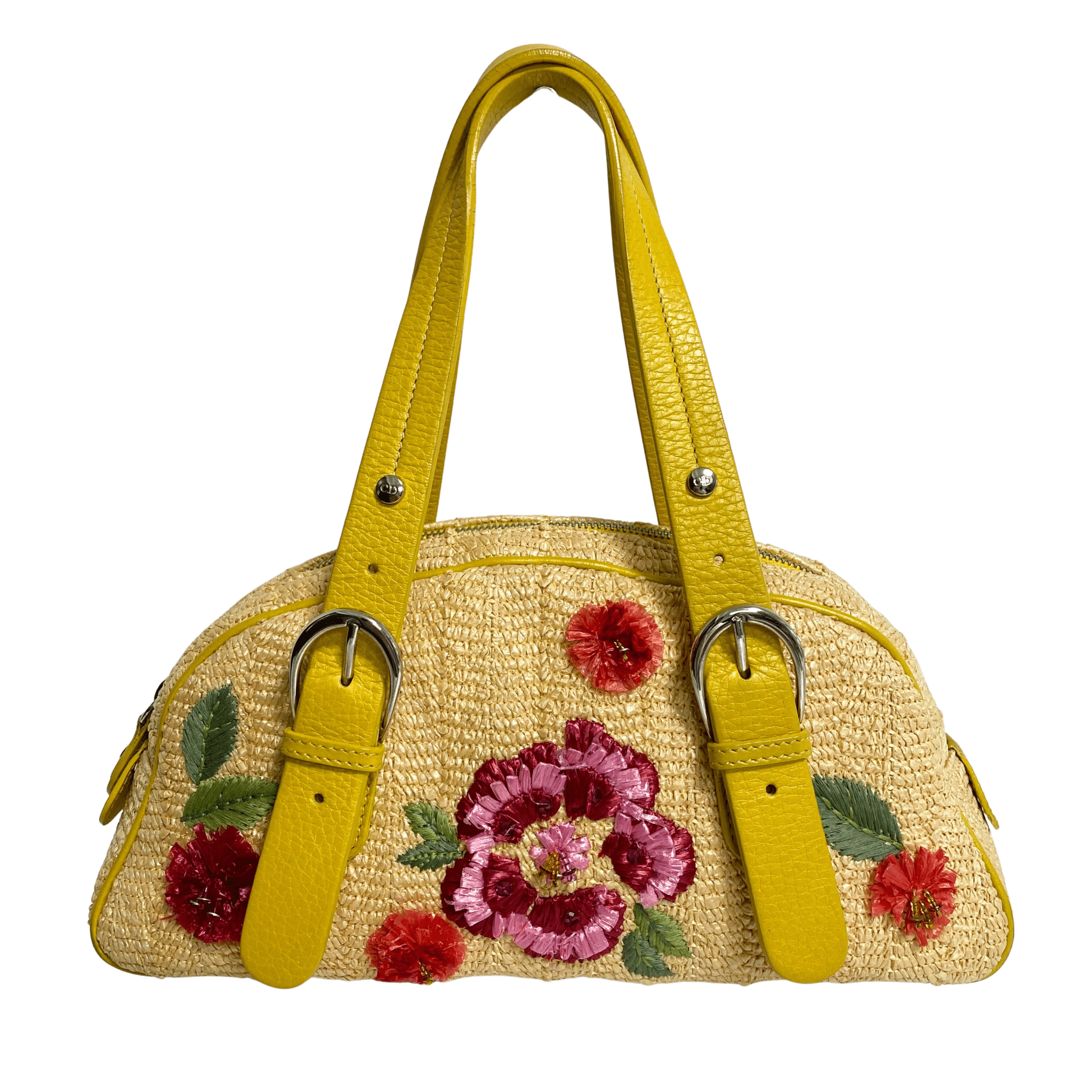 DIOR Floral Raffia Handbag, in , Sold by HIVE PRELOVED - Handle Bags, ,