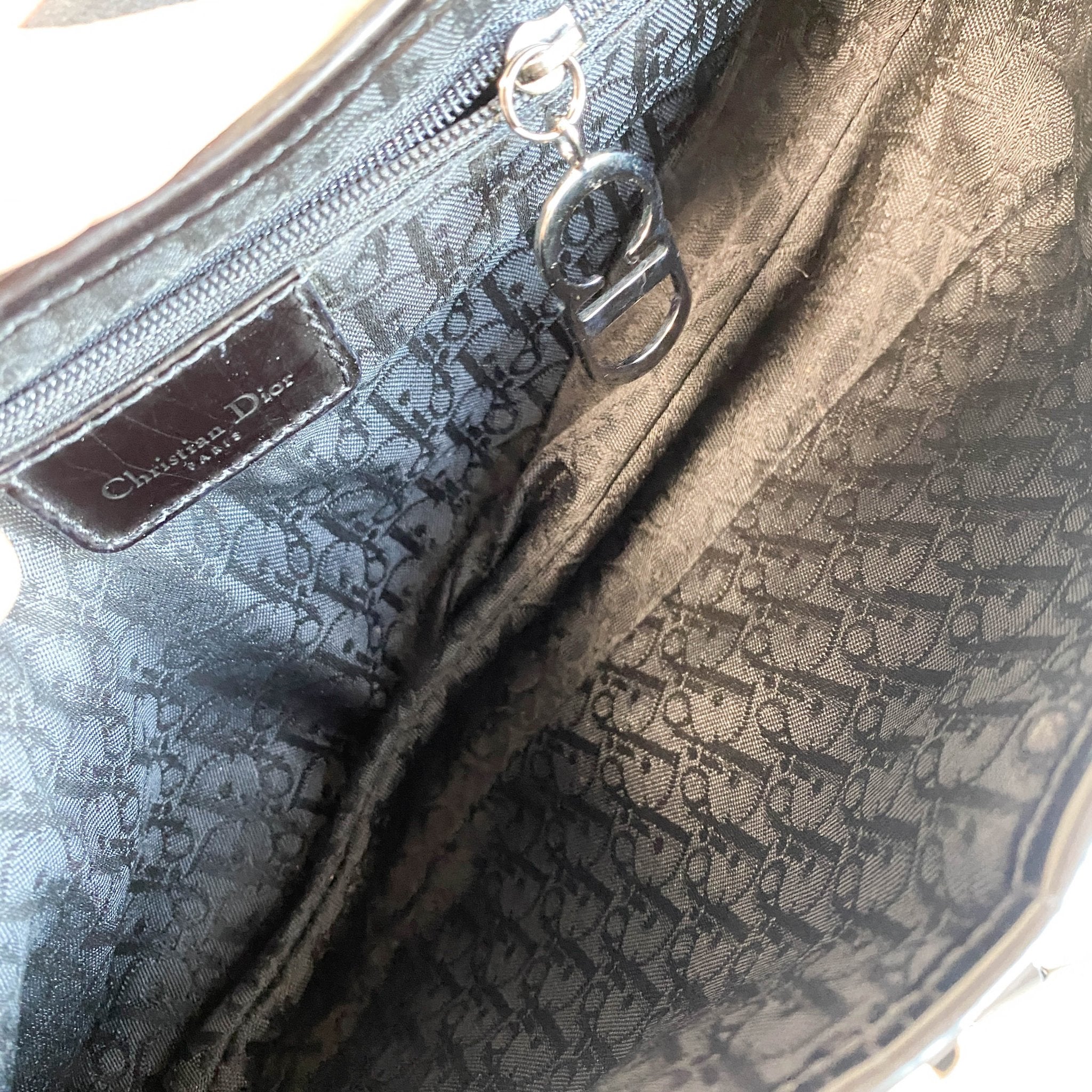 DIOR Flower Print Cotton Canvas Saddle Shoulder Bag, in , Sold by HIVE PRELOVED - Shoulder Bags, ,