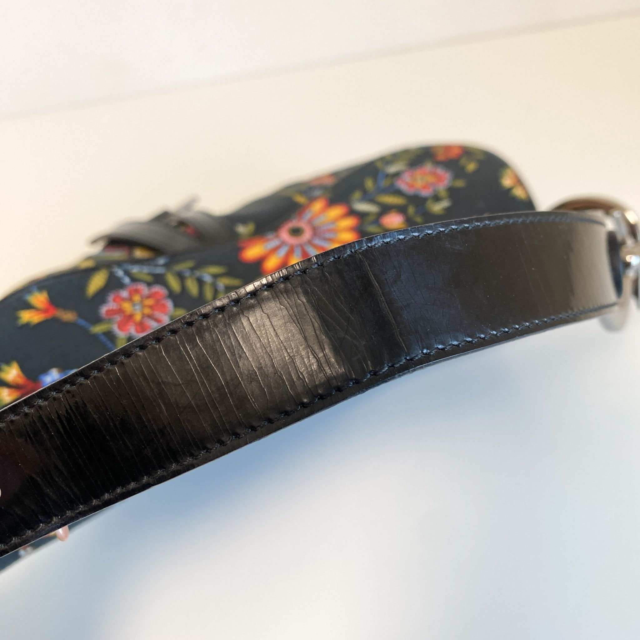 DIOR Flower Print Cotton Canvas Saddle Shoulder Bag, in , Sold by HIVE PRELOVED - Shoulder Bags, ,