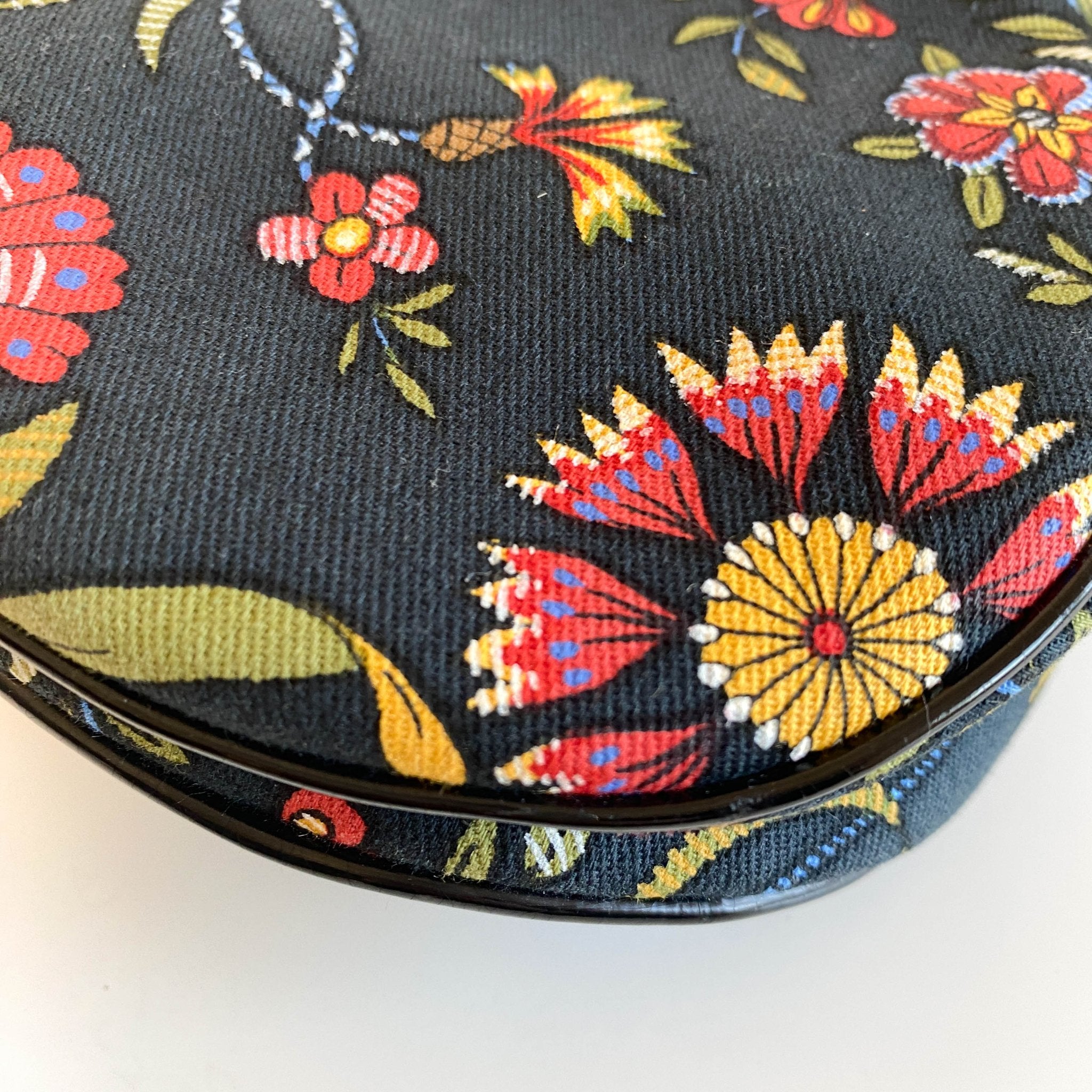 DIOR Flower Print Cotton Canvas Saddle Shoulder Bag, in , Sold by HIVE PRELOVED - Shoulder Bags, ,