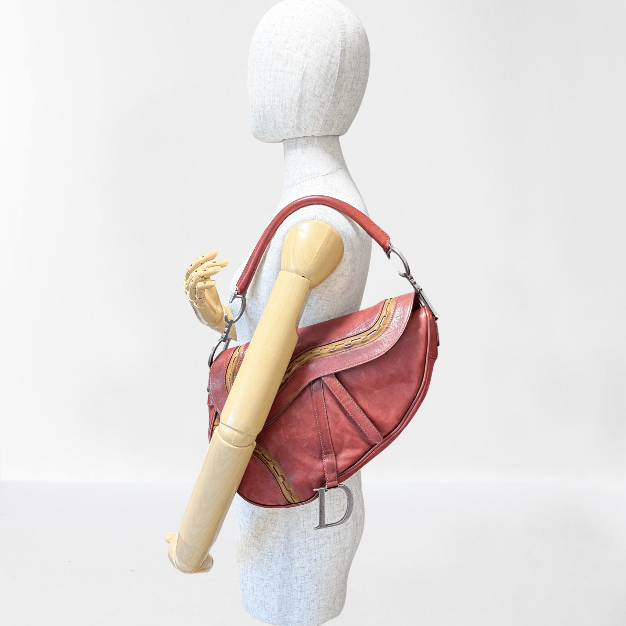 DIOR Gaucho Saddle Vintage Brown Leather Shoulder Bag, in , Sold by HIVE PRELOVED - Shoulder Bags, ,