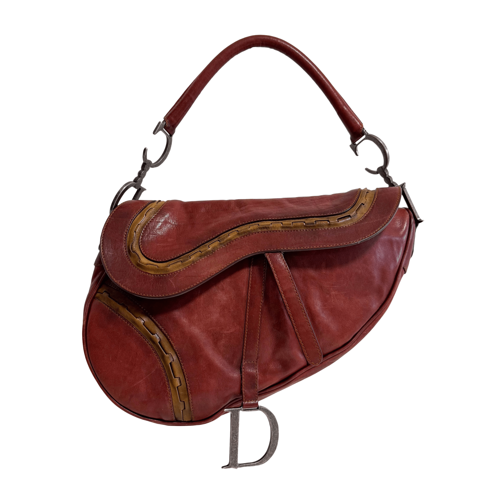 DIOR Gaucho Saddle Vintage Brown Leather Shoulder Bag, in , Sold by HIVE PRELOVED - Shoulder Bags, ,