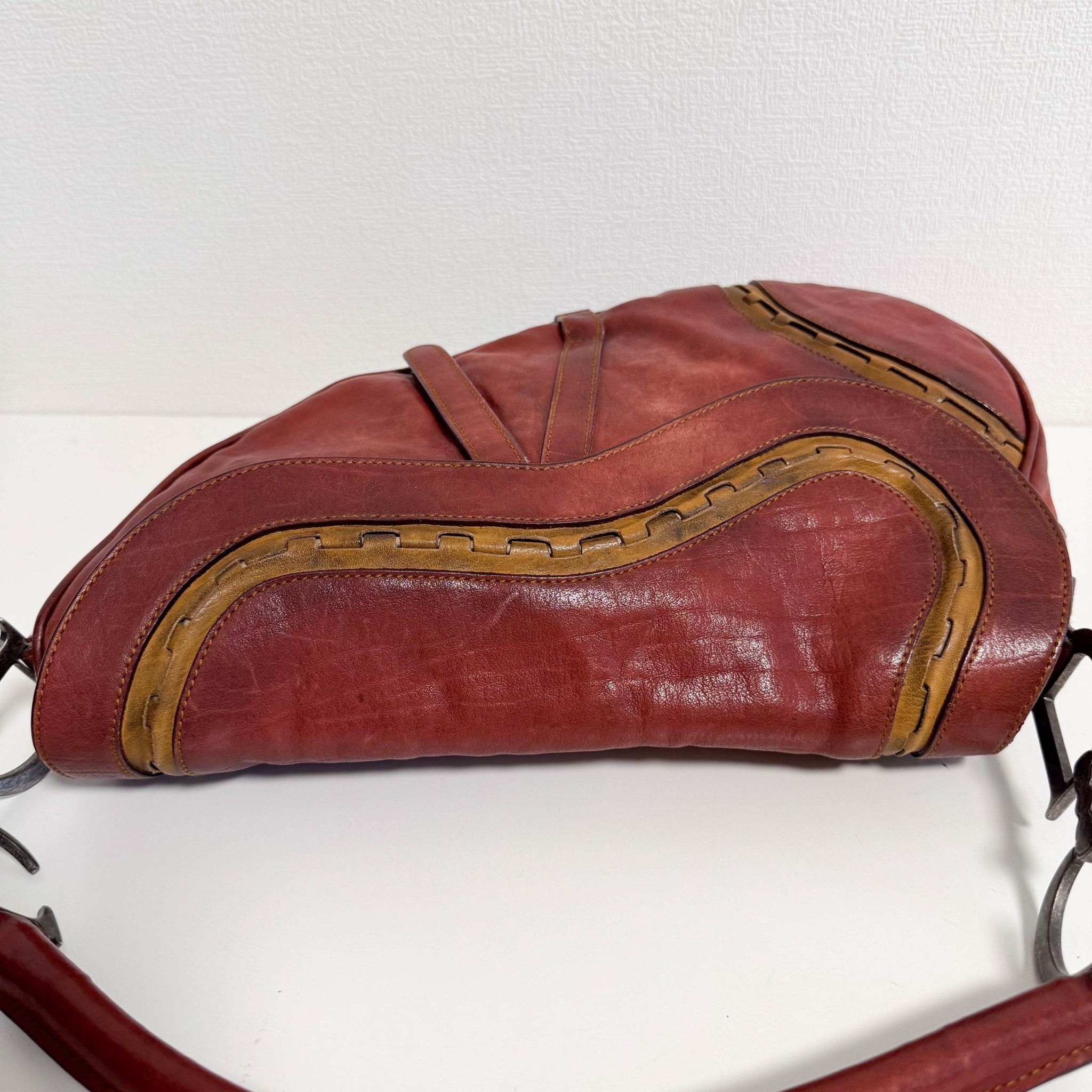DIOR Gaucho Saddle Vintage Brown Leather Shoulder Bag, in , Sold by HIVE PRELOVED - Shoulder Bags, ,