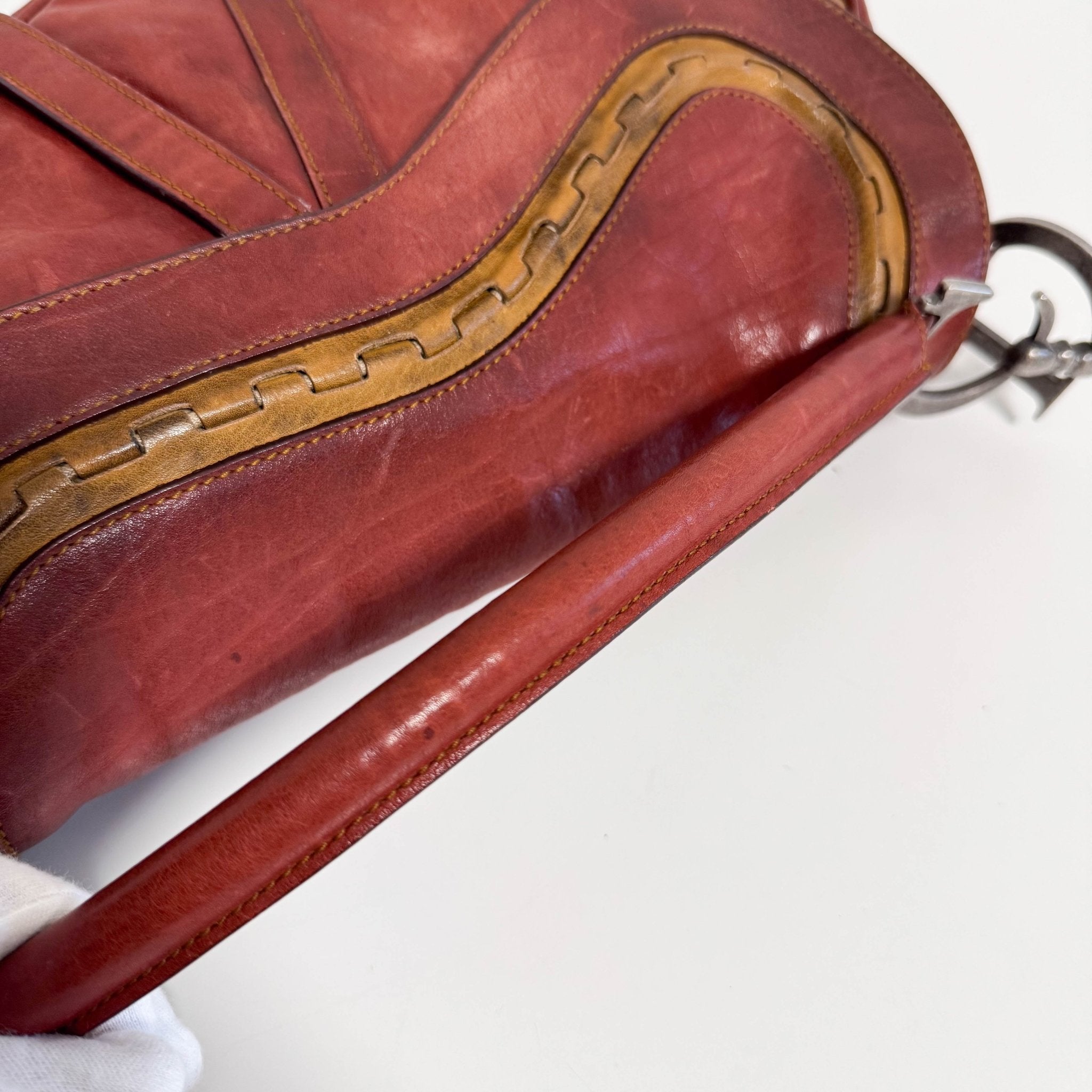 DIOR Gaucho Saddle Vintage Brown Leather Shoulder Bag, in , Sold by HIVE PRELOVED - Shoulder Bags, ,