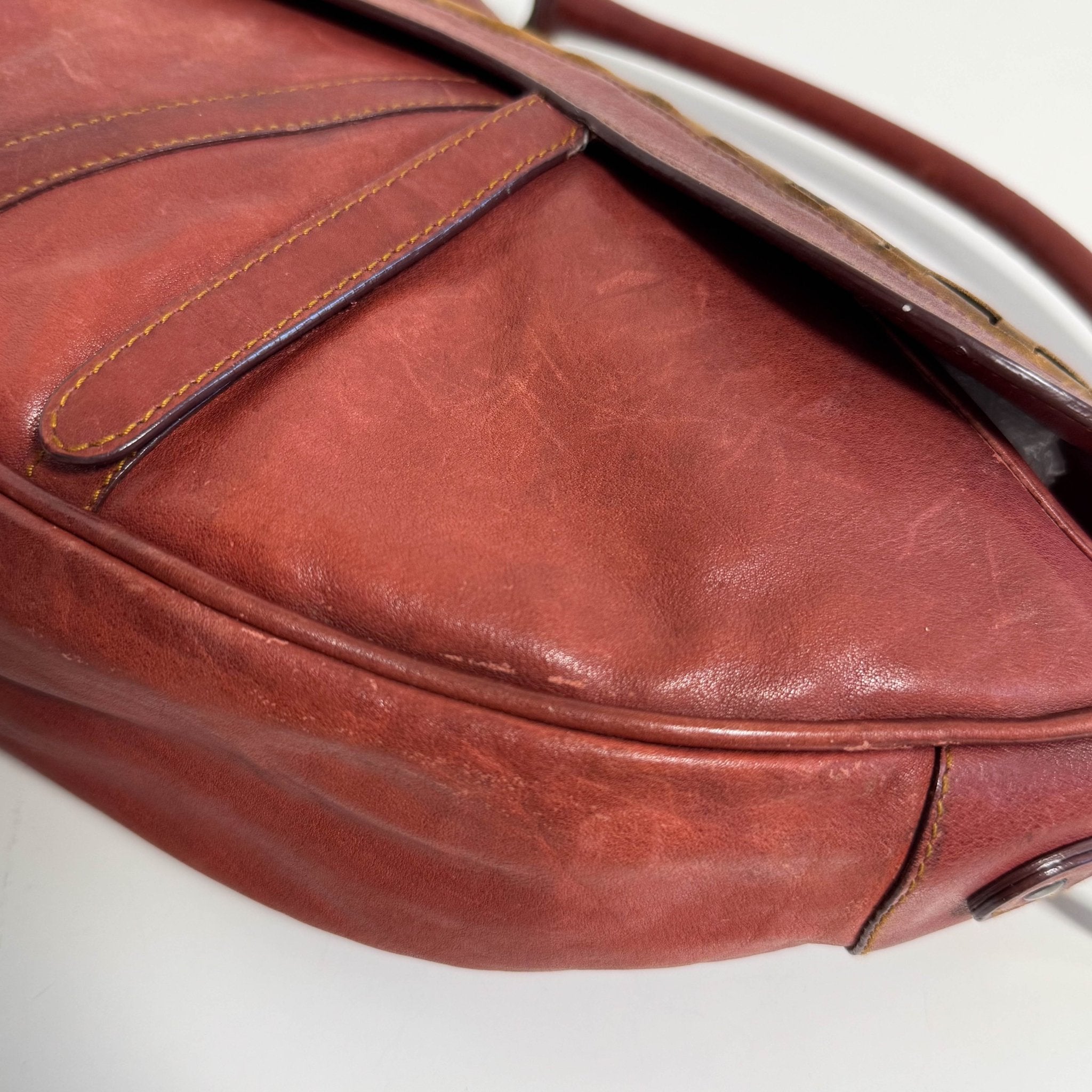 DIOR Gaucho Saddle Vintage Brown Leather Shoulder Bag, in , Sold by HIVE PRELOVED - Shoulder Bags, ,