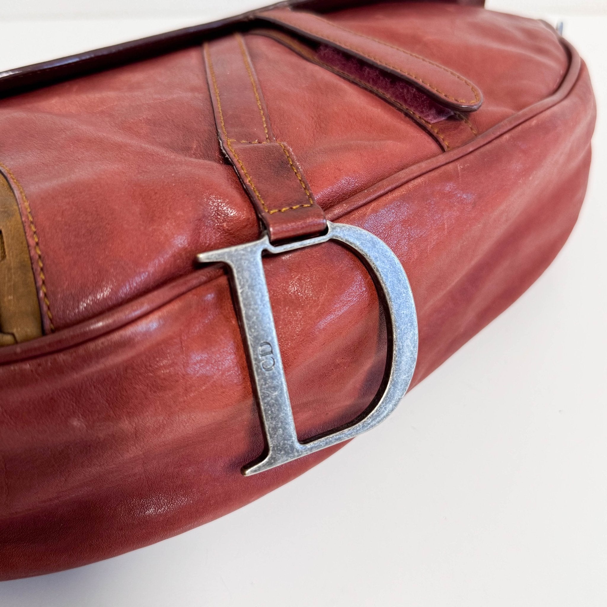 DIOR Gaucho Saddle Vintage Brown Leather Shoulder Bag, in , Sold by HIVE PRELOVED - Shoulder Bags, ,