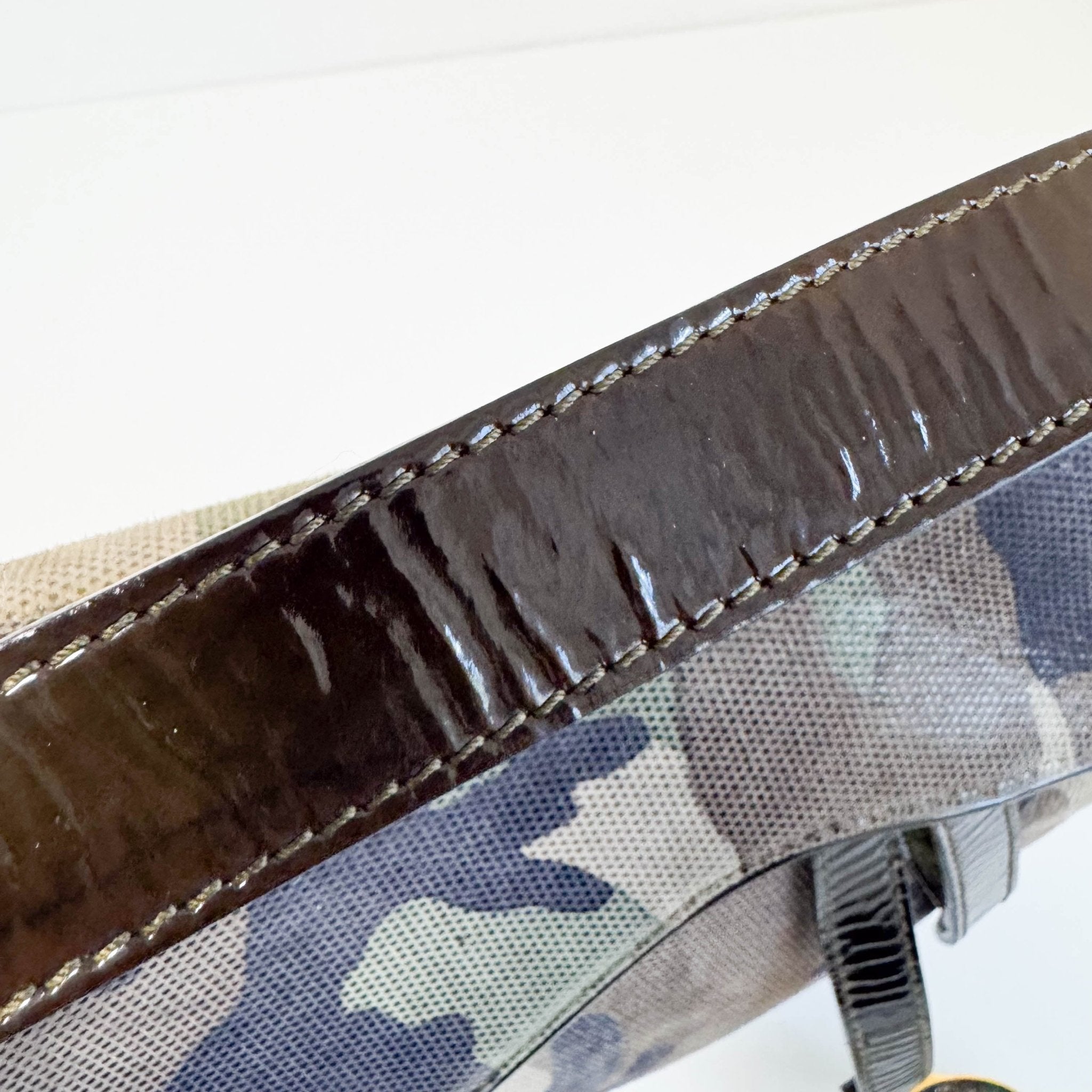 DIOR Green Camouflage Coated Canvas Saddle Shoulder Bag, in , Sold by HIVE PRELOVED - Shoulder Bags, ,