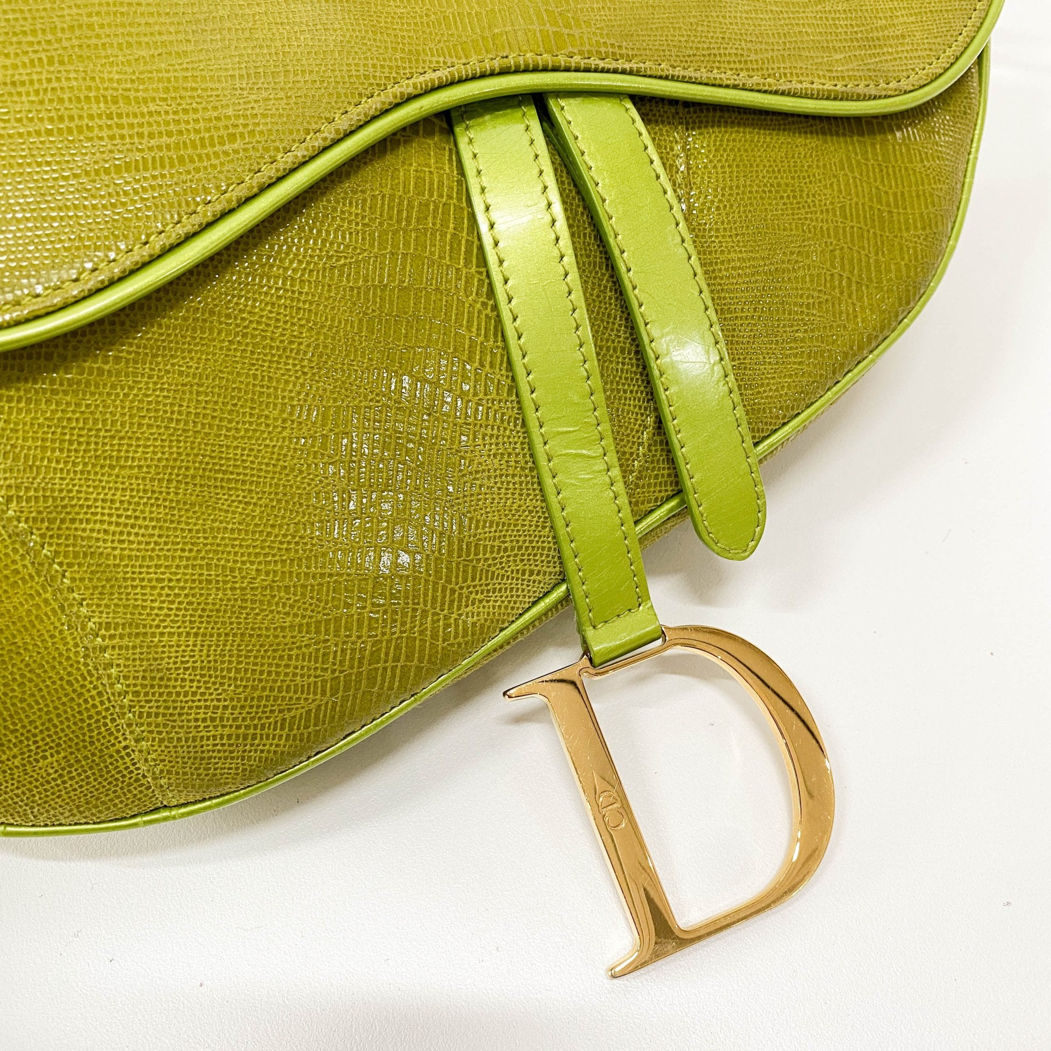 DIOR Green Leather Saddle Bag, in , Sold by HIVE PRELOVED - Shoulder Bags, ,
