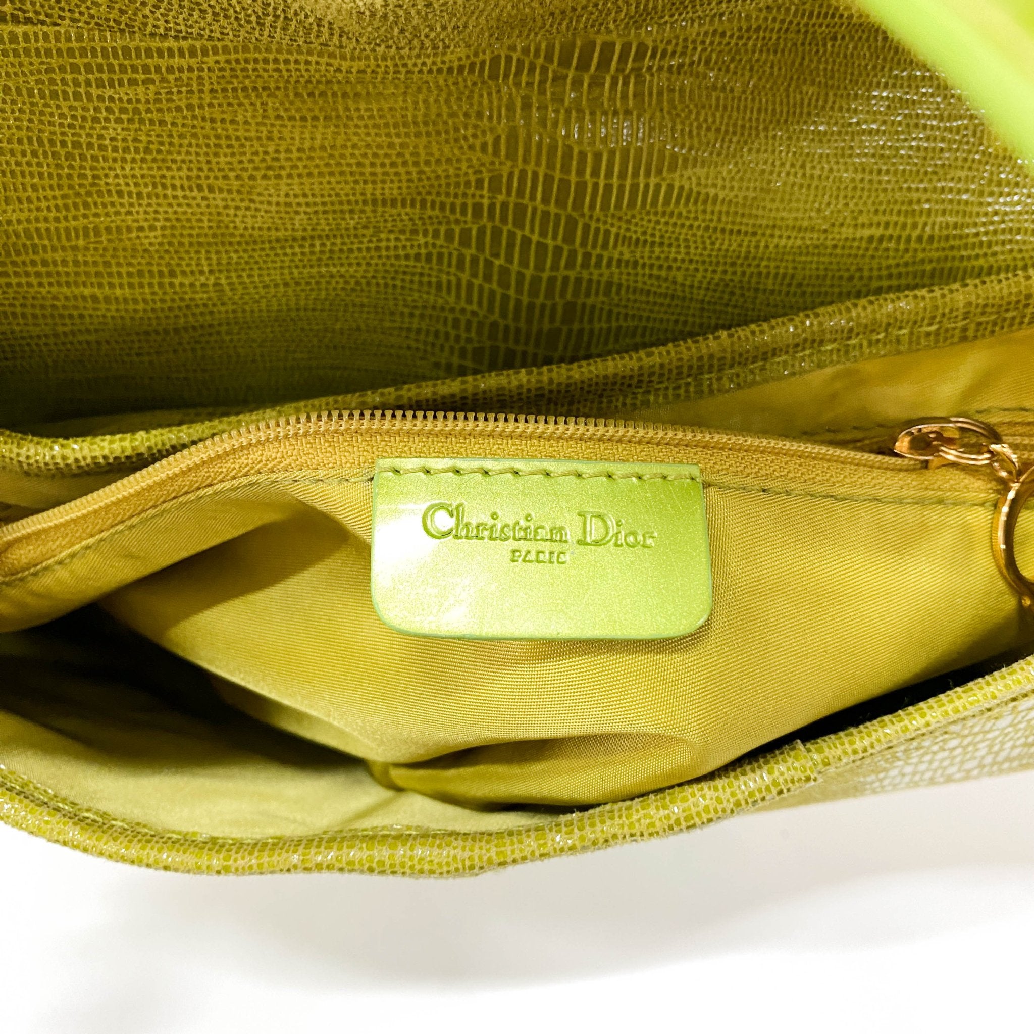 DIOR Green Leather Saddle Bag, in , Sold by HIVE PRELOVED - Shoulder Bags, ,