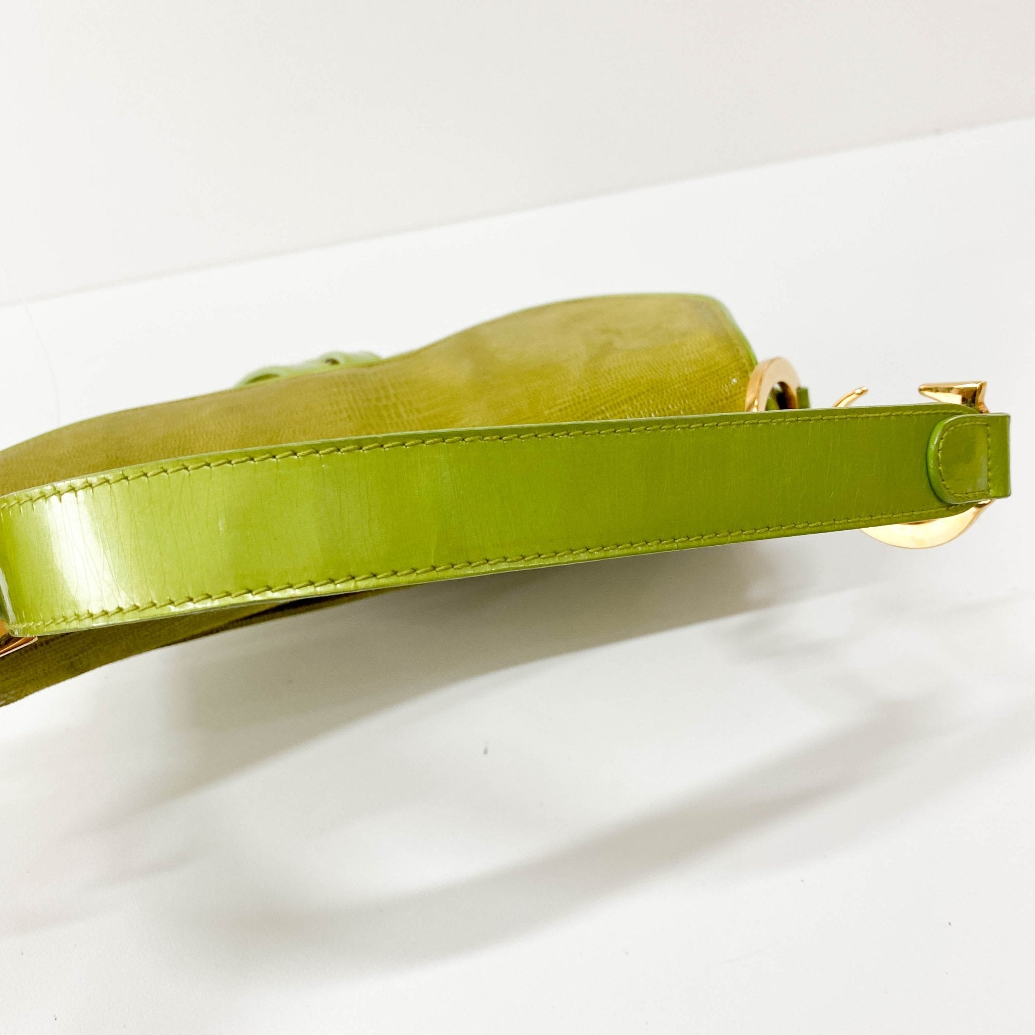 DIOR Green Leather Saddle Bag, in , Sold by HIVE PRELOVED - Shoulder Bags, ,