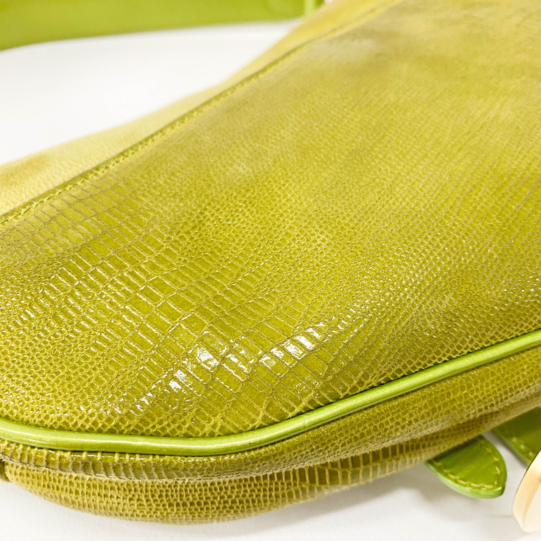 DIOR Green Leather Saddle Bag, in , Sold by HIVE PRELOVED - Shoulder Bags, ,