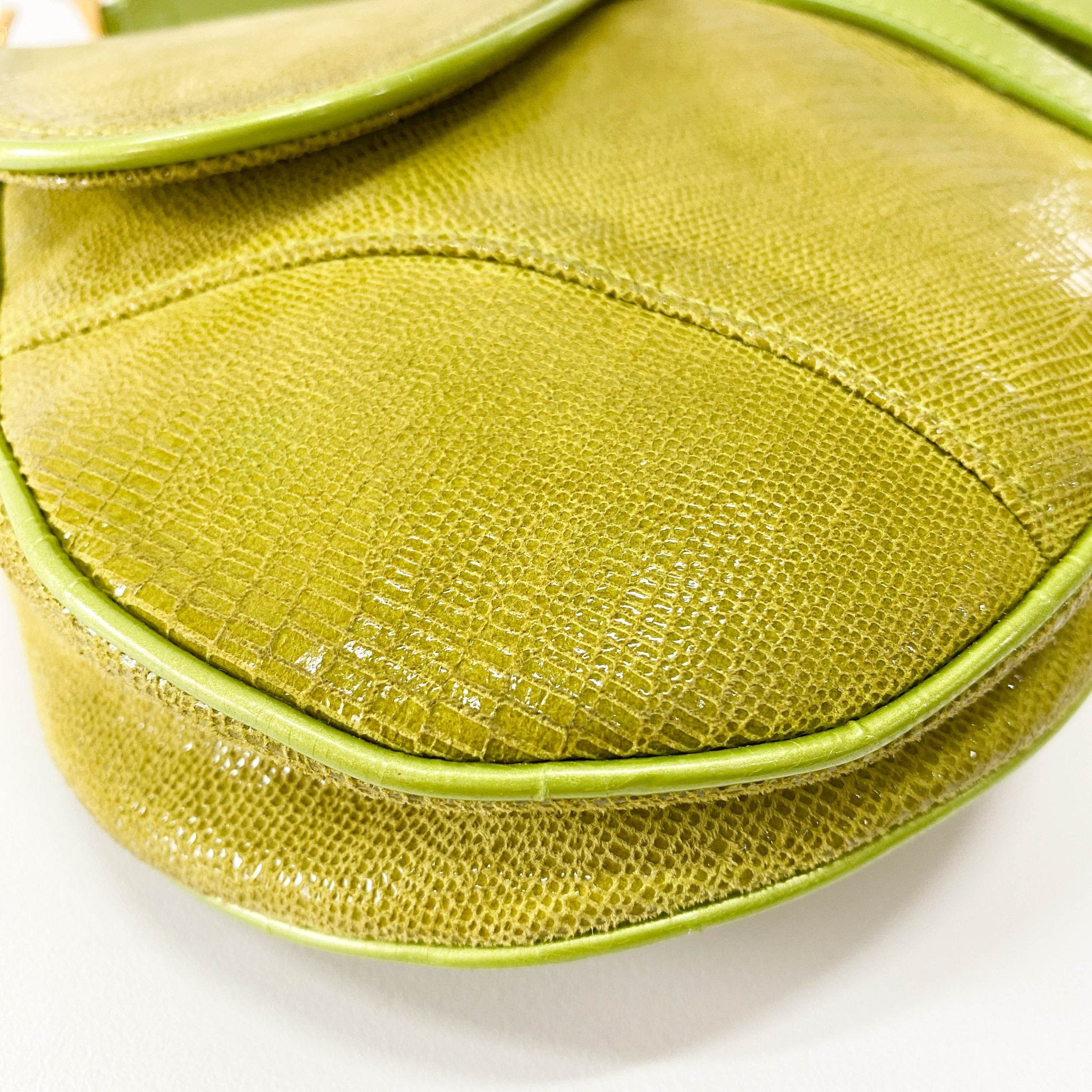 DIOR Green Leather Saddle Bag, in , Sold by HIVE PRELOVED - Shoulder Bags, ,