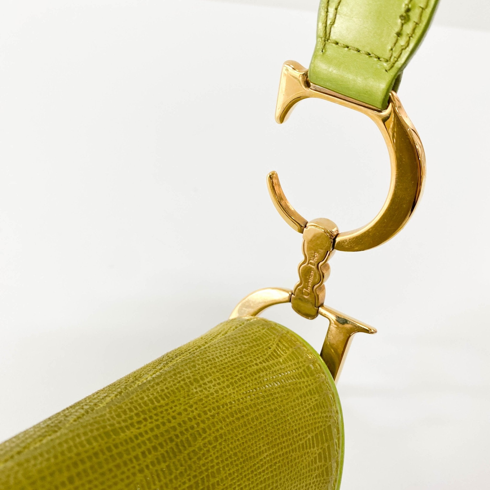 DIOR Green Leather Saddle Bag, in , Sold by HIVE PRELOVED - Shoulder Bags, ,