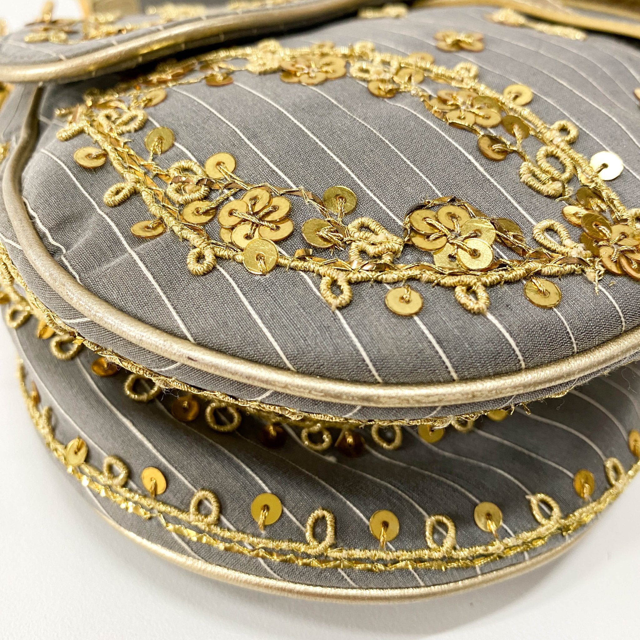 DIOR Grey Sequins Limited Edition Saddle Bag, in , Sold by HIVE PRELOVED - Shoulder Bags, ,