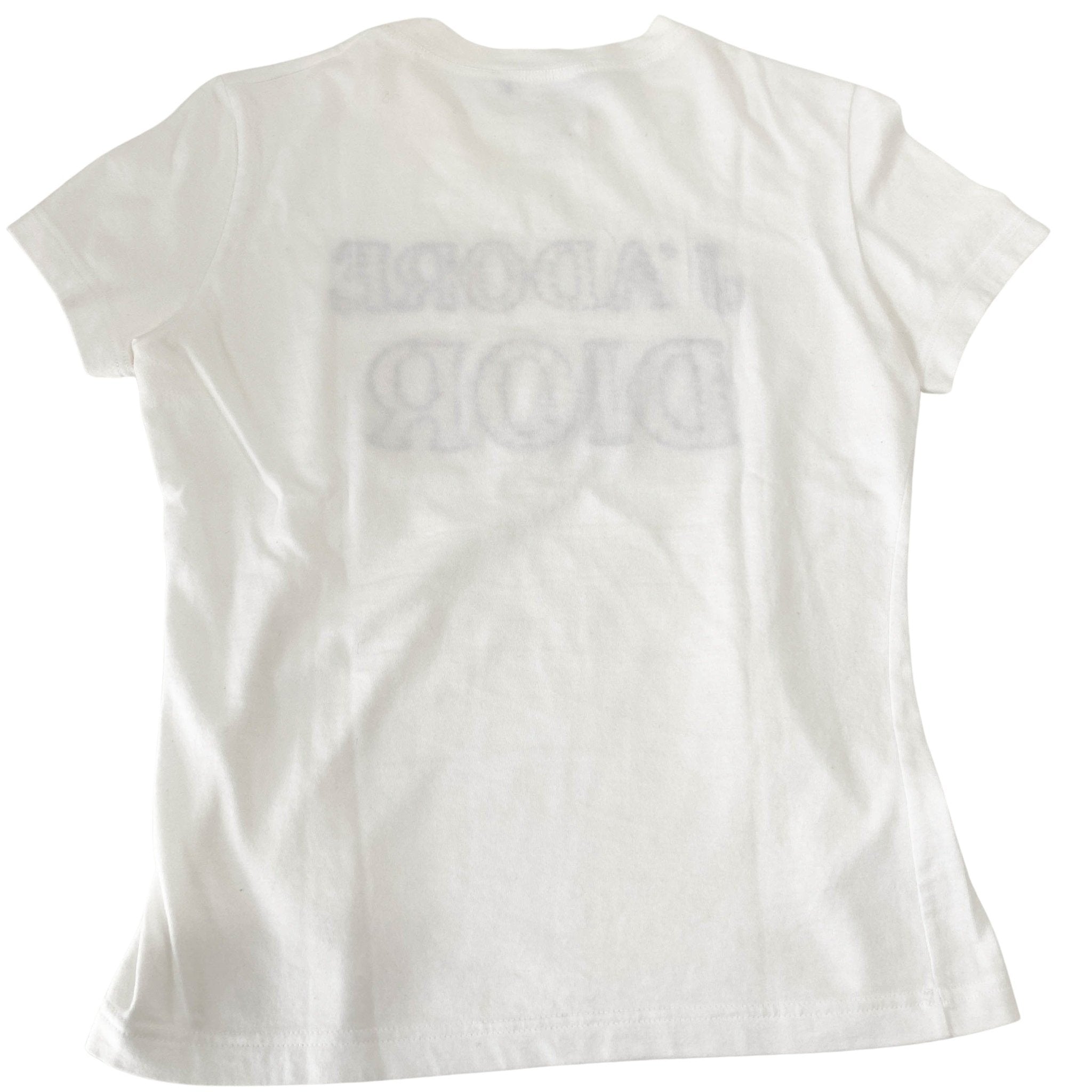 DIOR J'Adore Dior Patch White T-Shirt, in , Sold by HIVE PRELOVED - Tops, ,