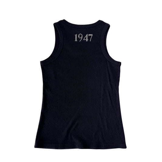 DIOR J'adore Dior Rhinestone Crystal Logo Black Tank Top, in , Sold by HIVE PRELOVED - Tops, ,