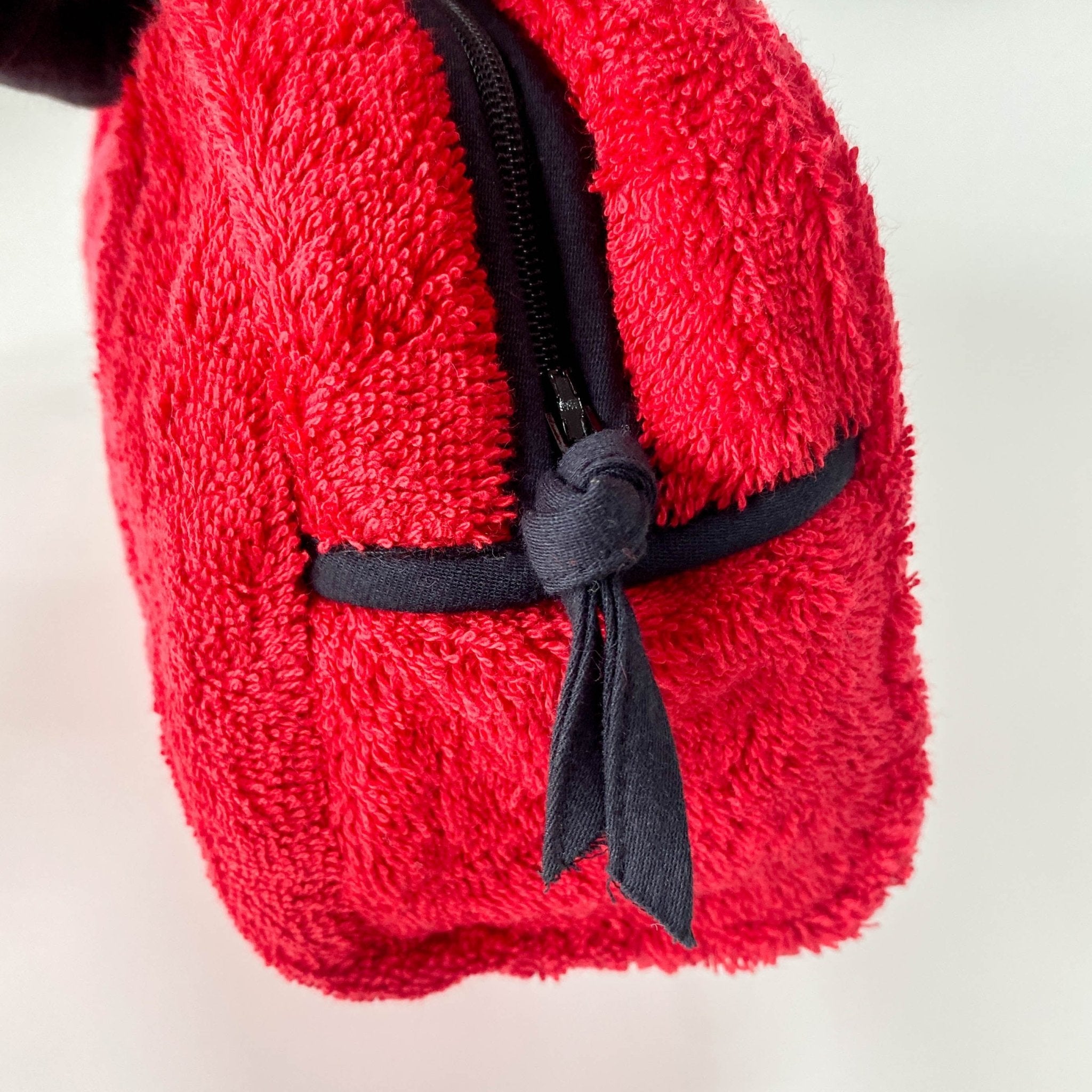 DIOR J'Adore Red & Black Terry Towel Cotton Mini Boston Bag, in , Sold by HIVE PRELOVED - Handle Bags, ,