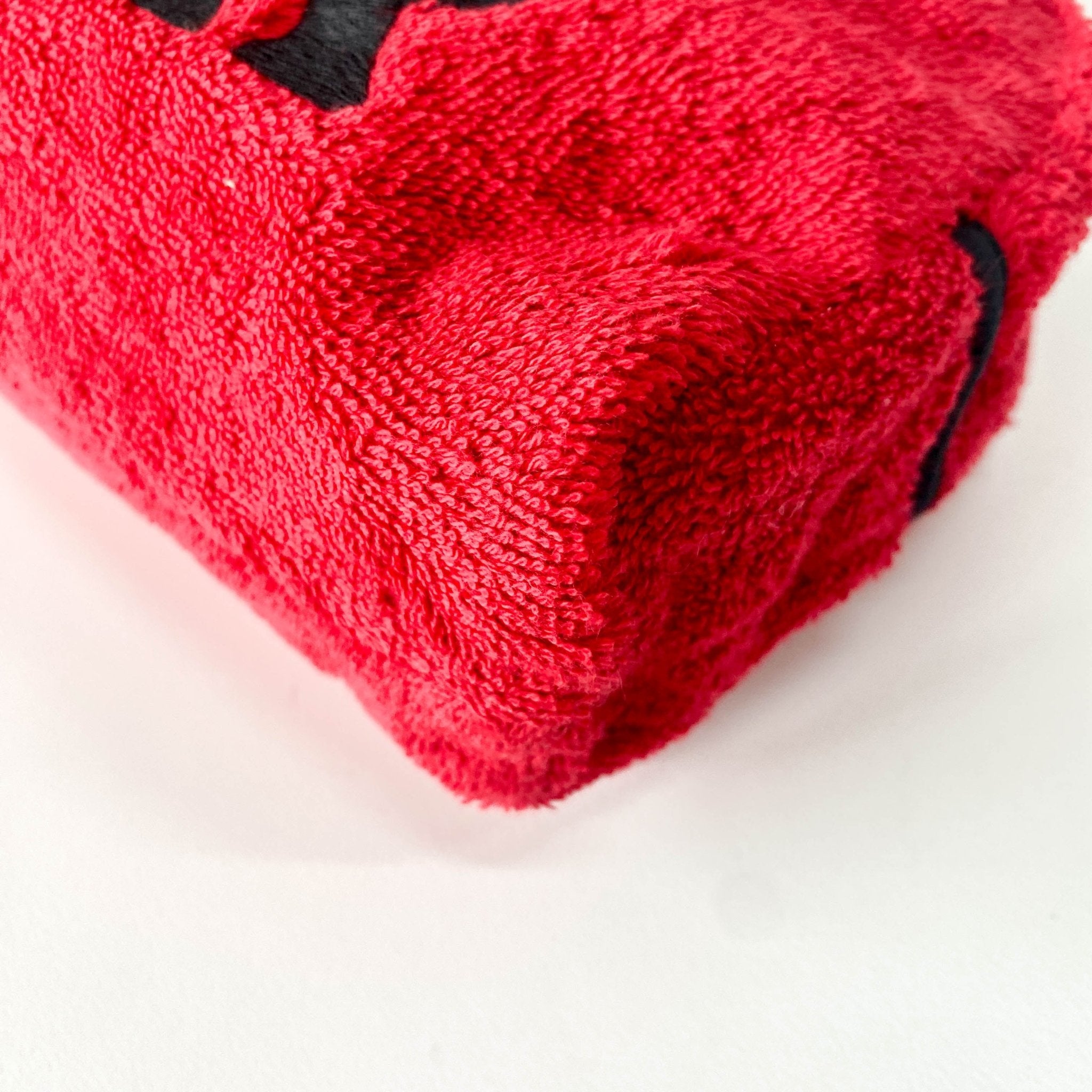 DIOR J'Adore Red & Black Terry Towel Cotton Mini Boston Bag, in , Sold by HIVE PRELOVED - Handle Bags, ,