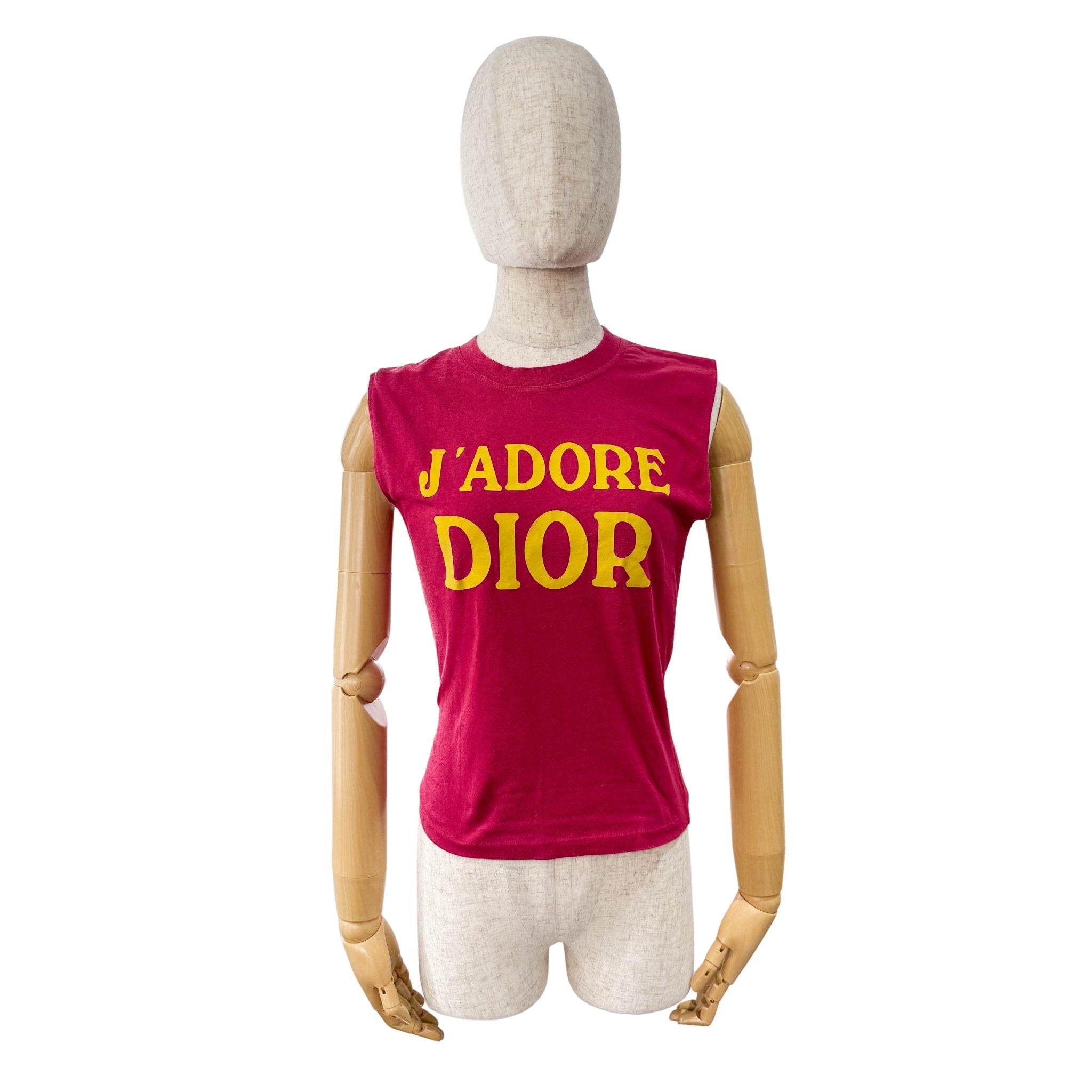 DIOR J'ADORE Sleeveless T-Shirt Size 6, in , Sold by HIVE PRELOVED - Tops, ,