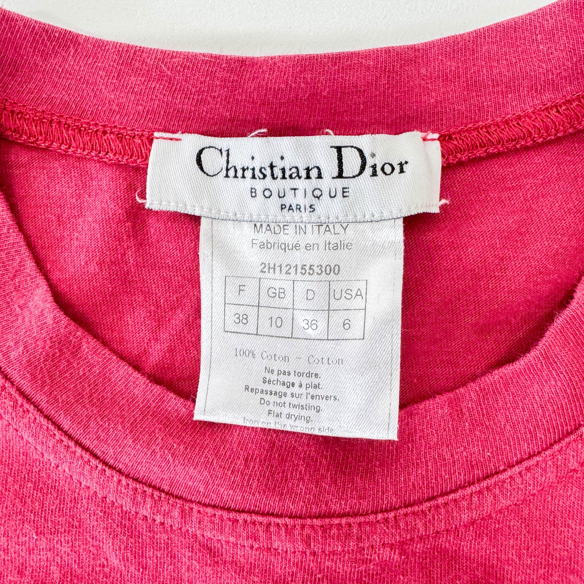 DIOR J'ADORE Sleeveless T-Shirt Size 6, in , Sold by HIVE PRELOVED - Tops, ,