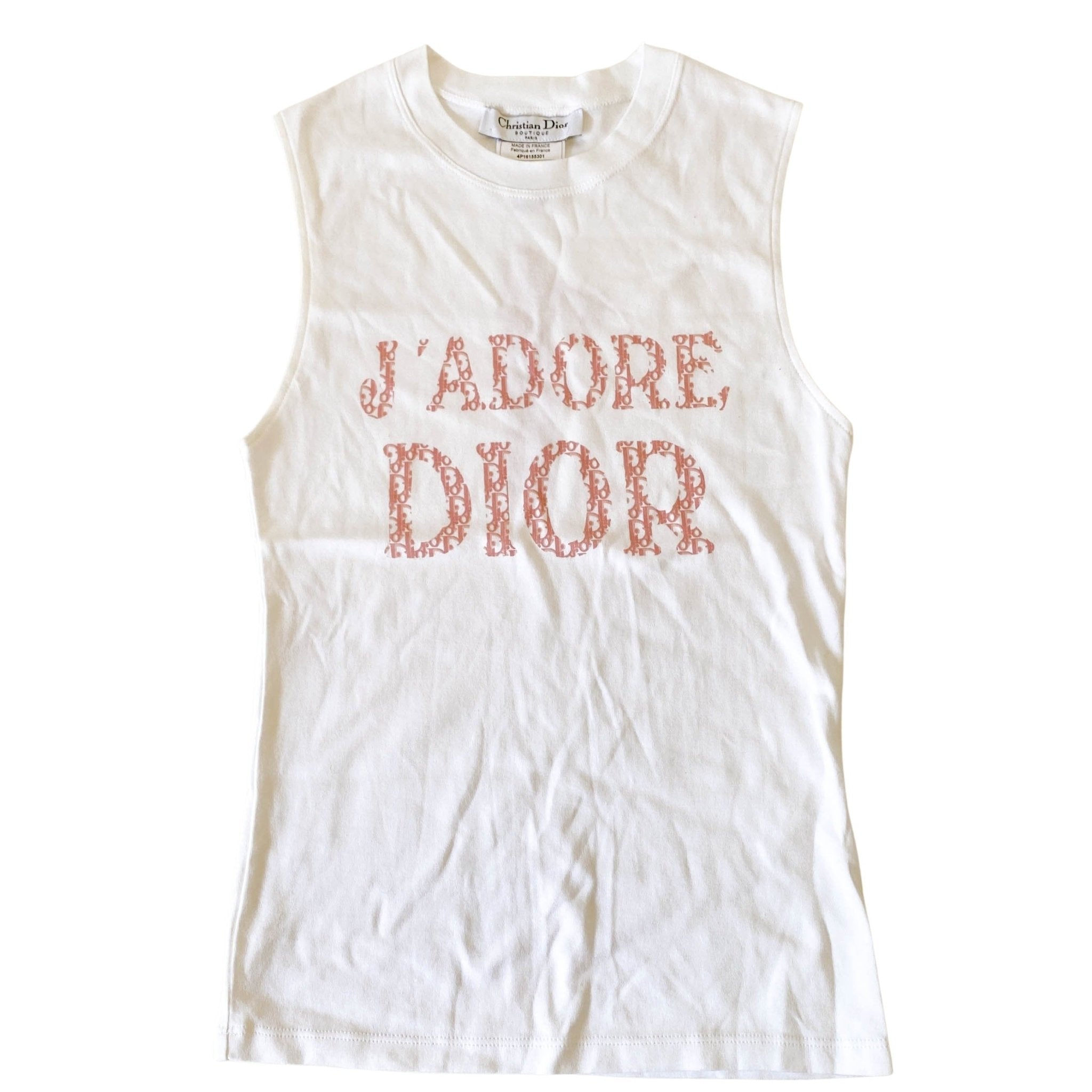 DIOR J'ADORE White T-Shirt SIZE 6, in , Sold by HIVE PRELOVED - Tops, ,