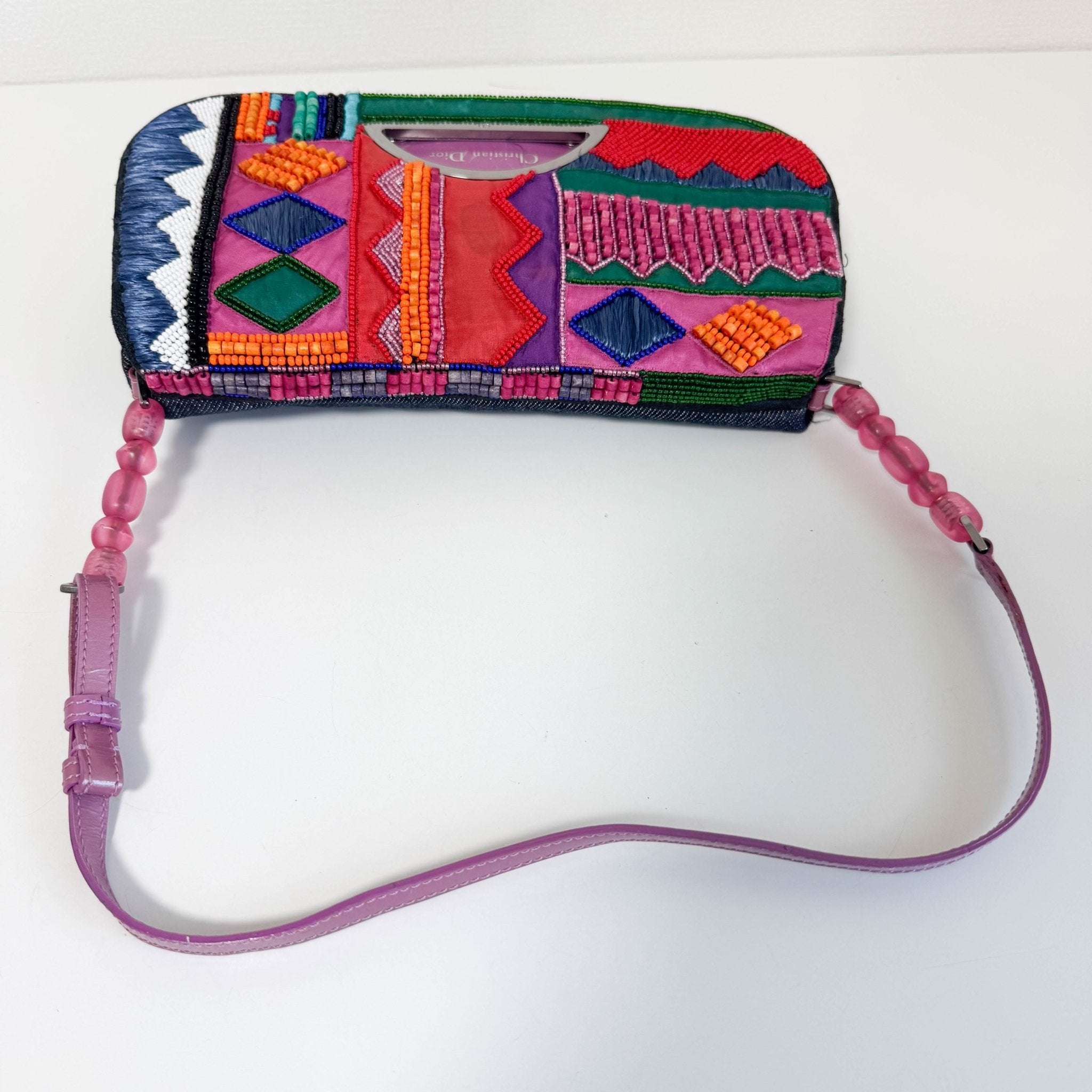 DIOR John Galliano Era Beaded Multicolor Malice Pearl Shoulder Bag, in , Sold by HIVE PRELOVED - Shoulder Bags, ,