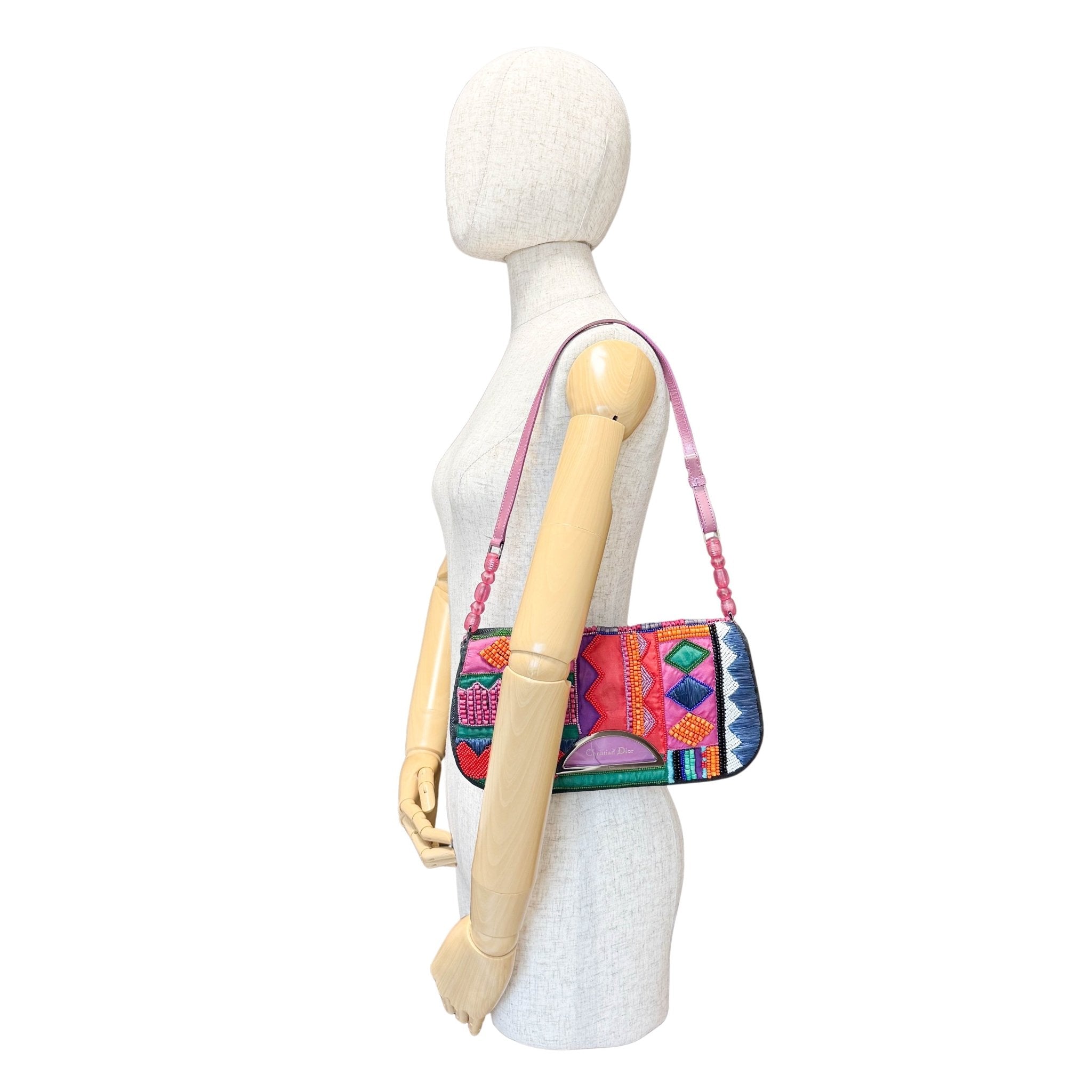 DIOR John Galliano Era Beaded Multicolor Malice Pearl Shoulder Bag, in , Sold by HIVE PRELOVED - Shoulder Bags, ,