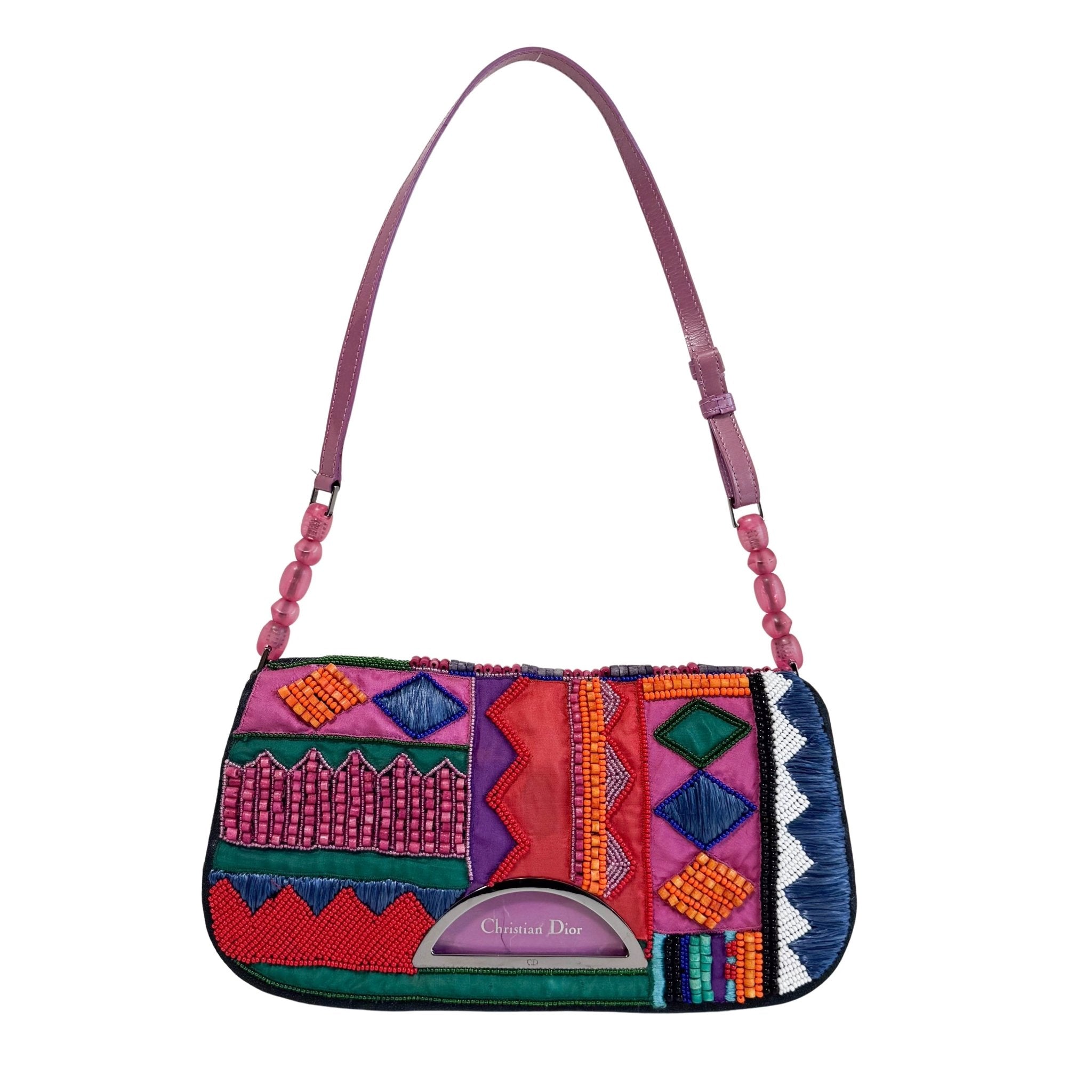 DIOR John Galliano Era Beaded Multicolor Malice Pearl Shoulder Bag, in , Sold by HIVE PRELOVED - Shoulder Bags, ,