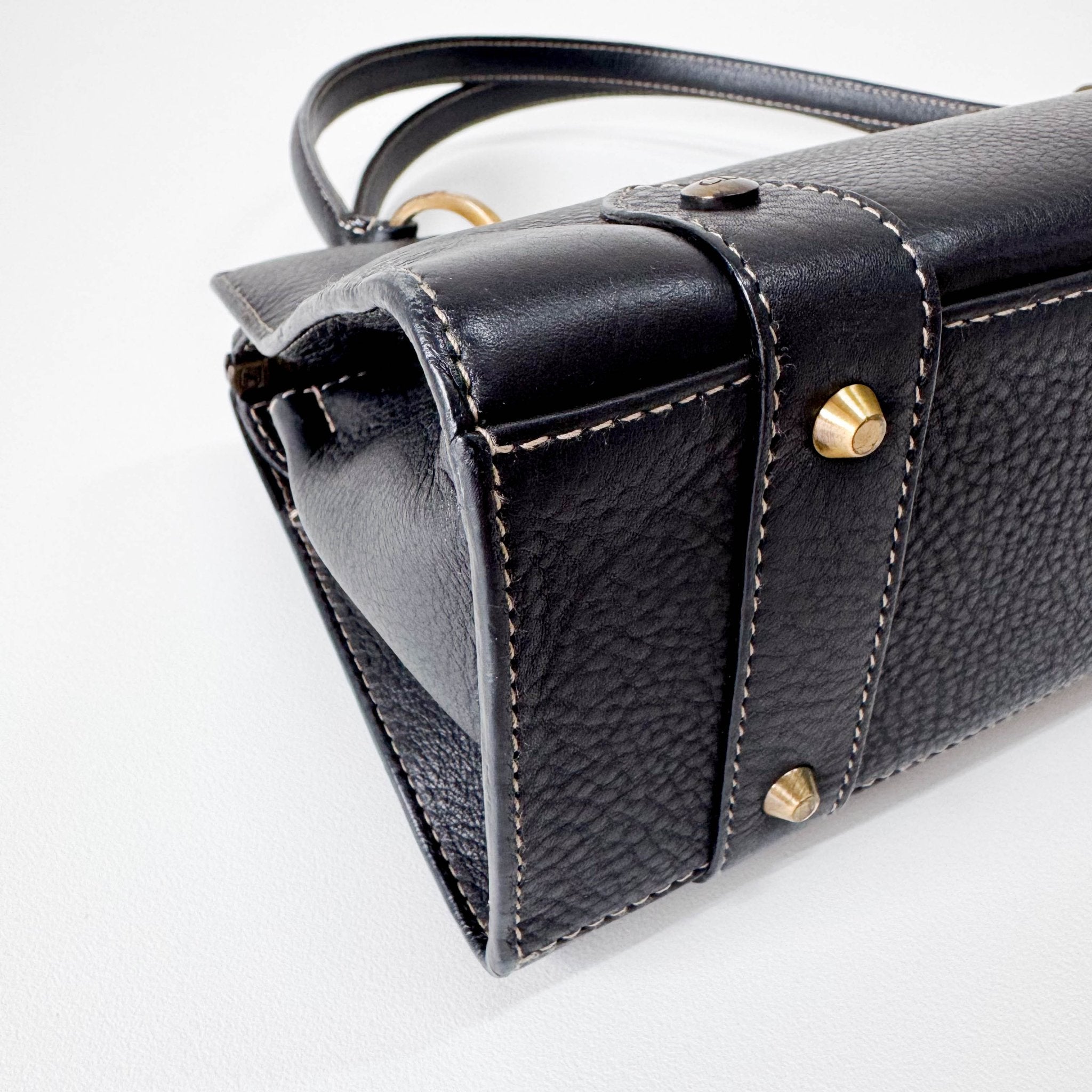 DIOR Lady Dior Black Leather Shoulder Bag, in , Sold by HIVE PRELOVED - Shoulder Bags, ,