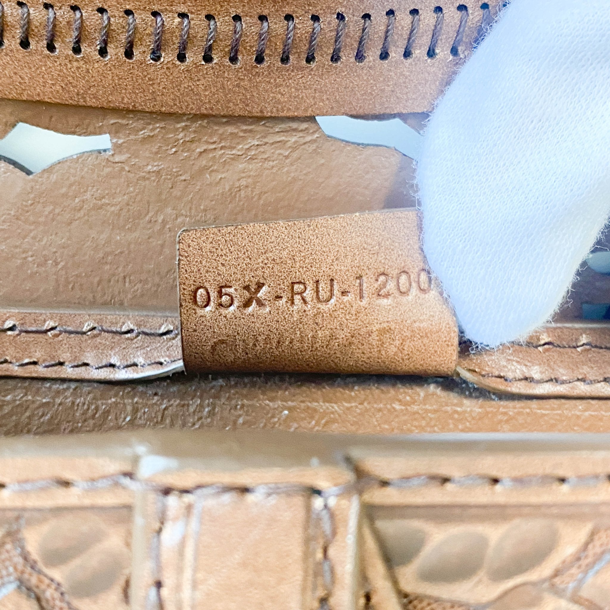 DIOR Laser Cut Floral Leather Saddle Bag Brown Shoulder Bag, in , Sold by HIVE PRELOVED - Shoulder Bags, ,