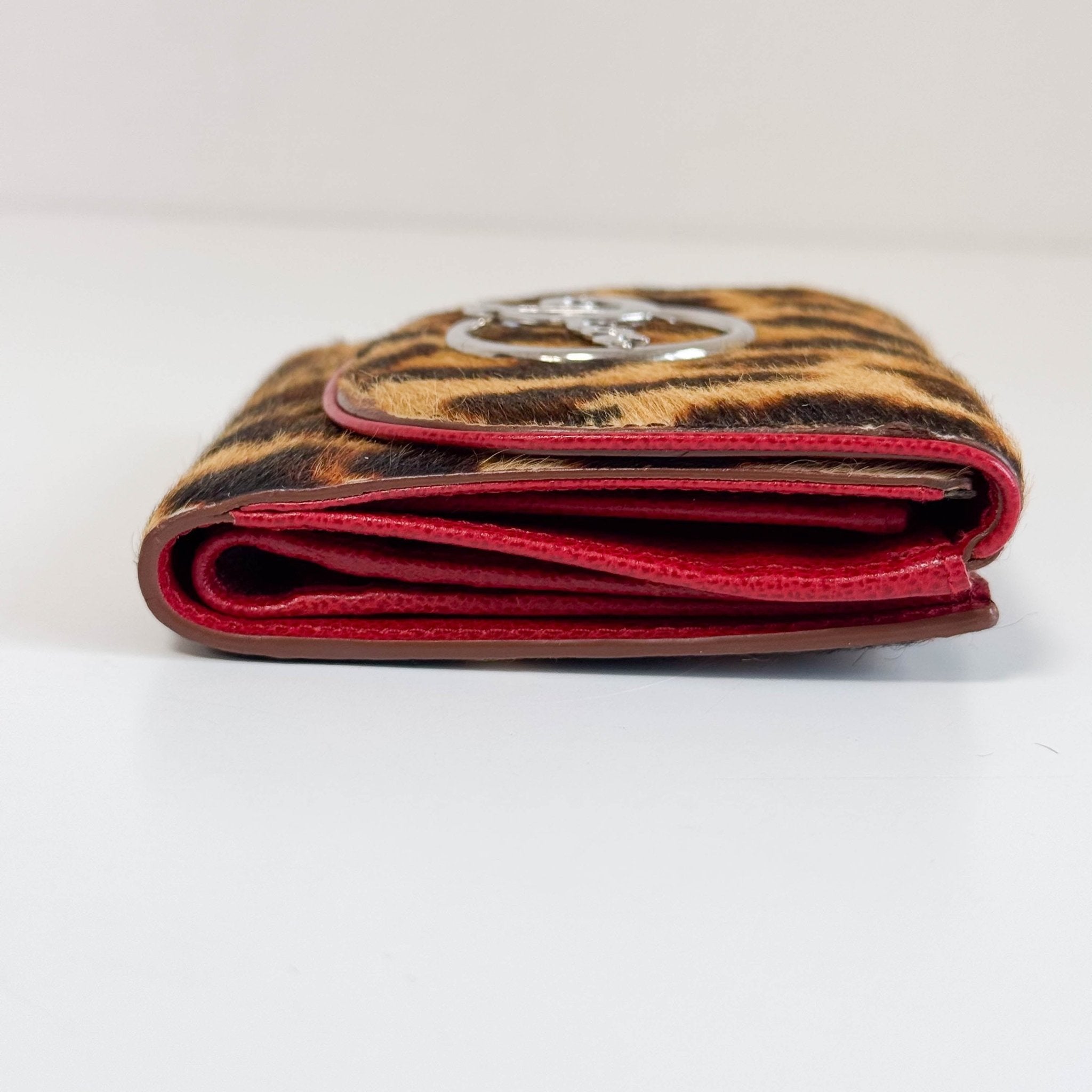 DIOR Leopard Brown Pony Hair Wallet, in , Sold by HIVE PRELOVED - Purses / Wallets, ,