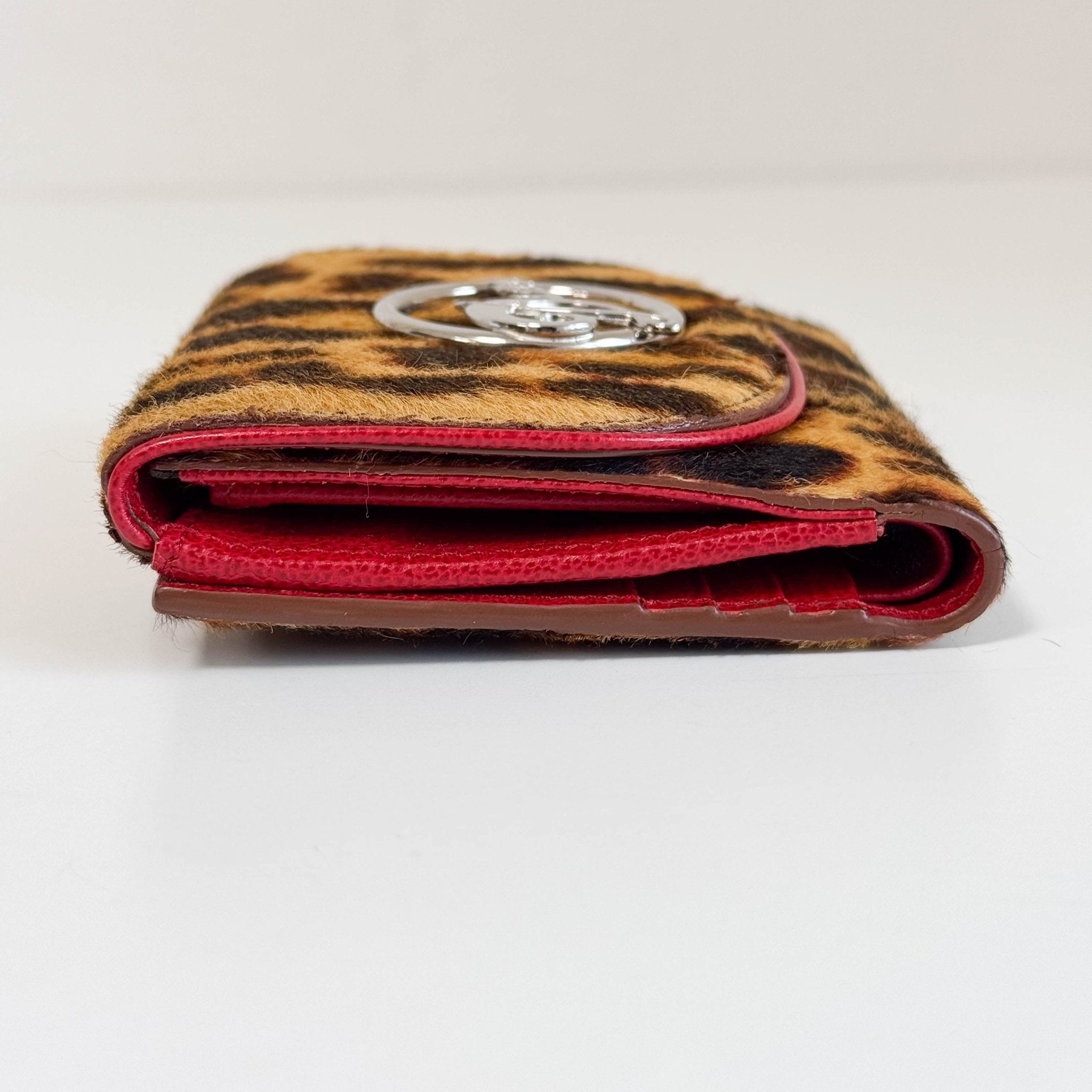 DIOR Leopard Brown Pony Hair Wallet, in , Sold by HIVE PRELOVED - Purses / Wallets, ,