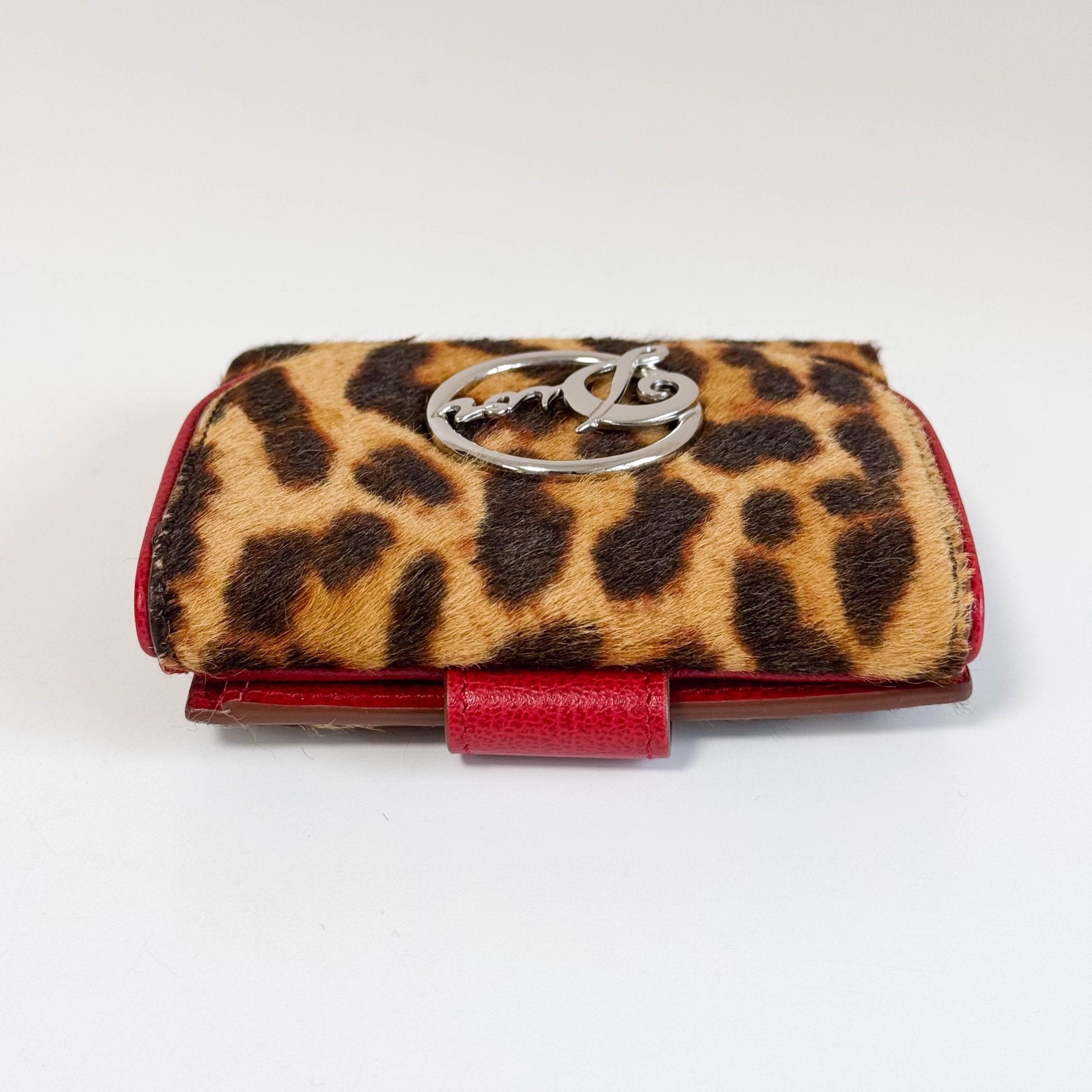 DIOR Leopard Brown Pony Hair Wallet, in , Sold by HIVE PRELOVED - Purses / Wallets, ,