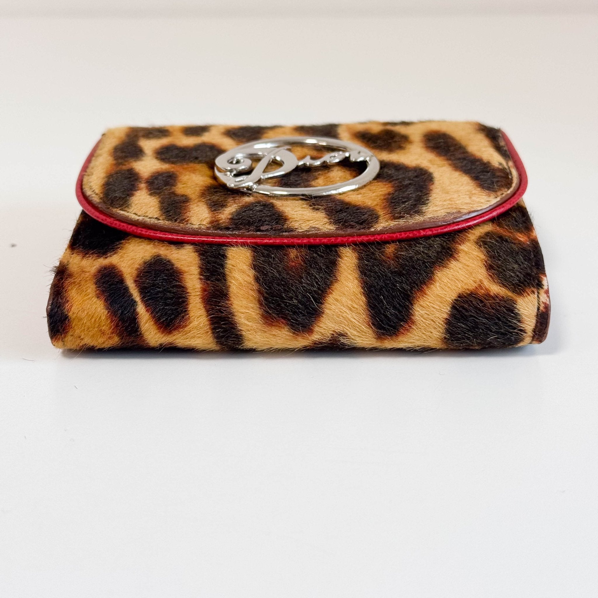 DIOR Leopard Brown Pony Hair Wallet, in , Sold by HIVE PRELOVED - Purses / Wallets, ,