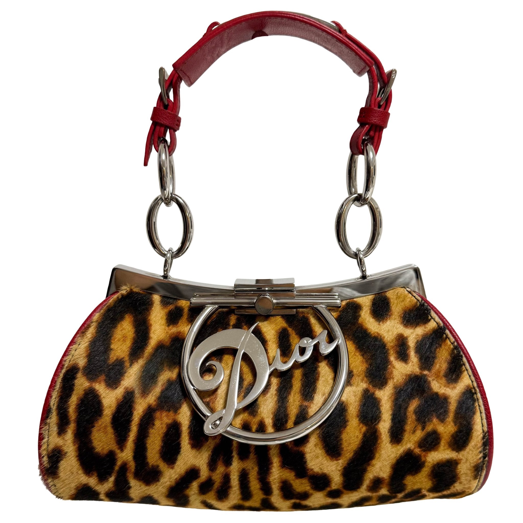 DIOR Leopard Pony Hair Diva Small Shoulder Bag, in , Sold by HIVE PRELOVED - Shoulder Bags, ,
