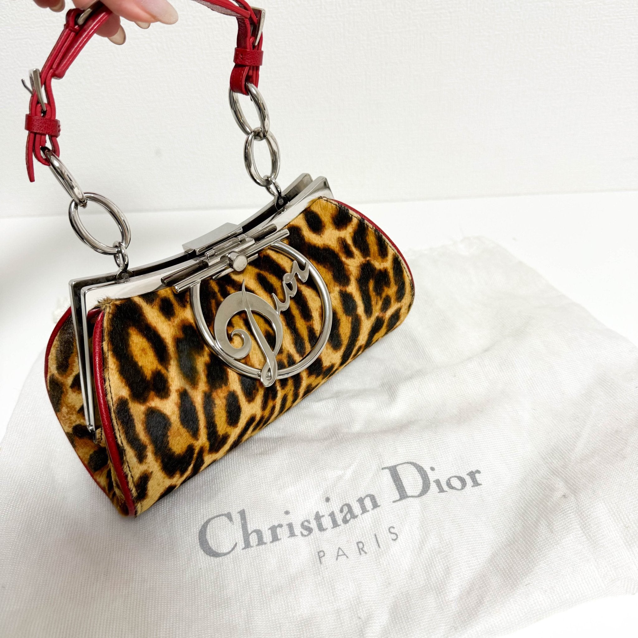 DIOR Leopard Pony Hair Diva Small Shoulder Bag, in , Sold by HIVE PRELOVED - Shoulder Bags, ,
