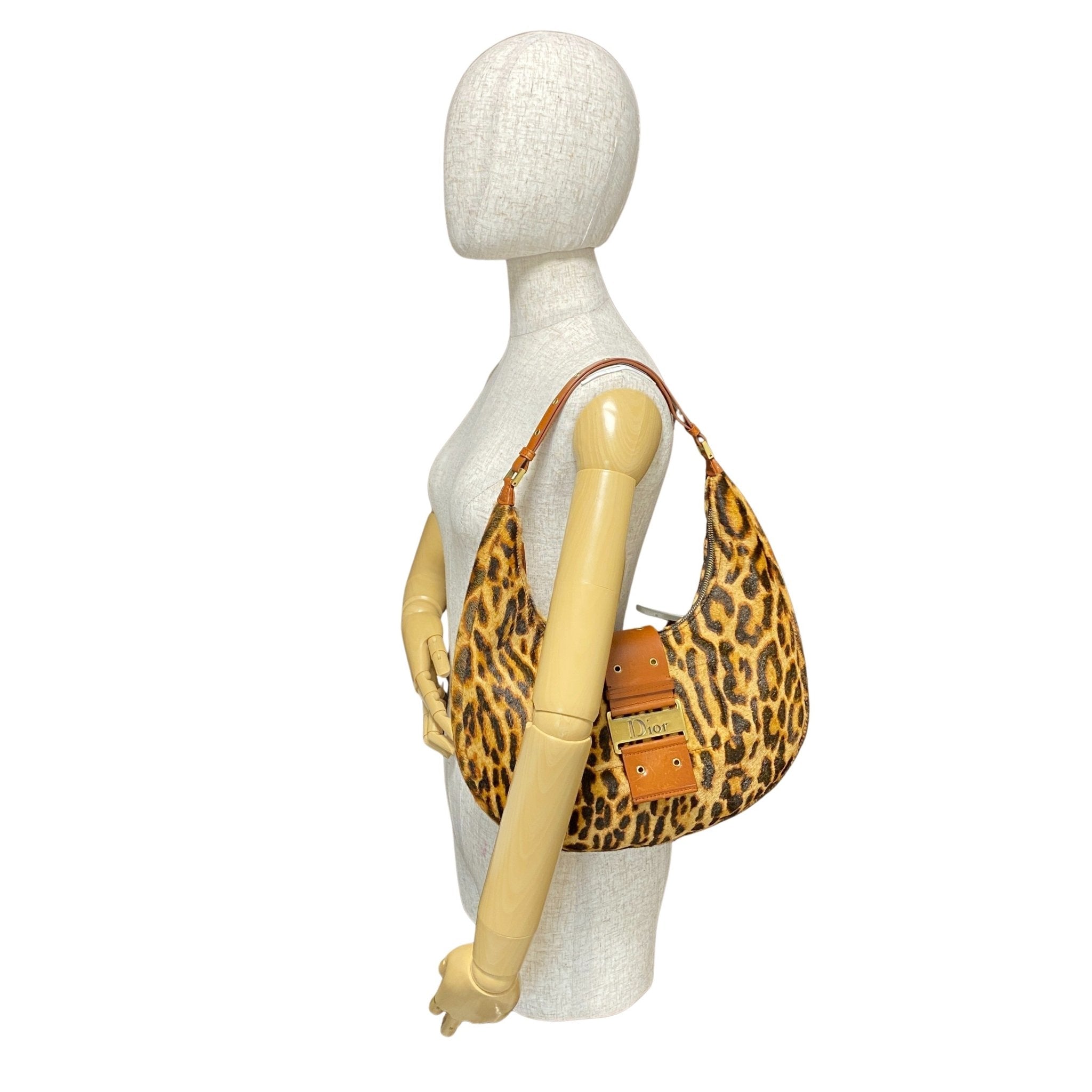 DIOR Leopard Pony Hair Hobo Shoulder Bag, in , Sold by HIVE PRELOVED - Shoulder Bags, ,