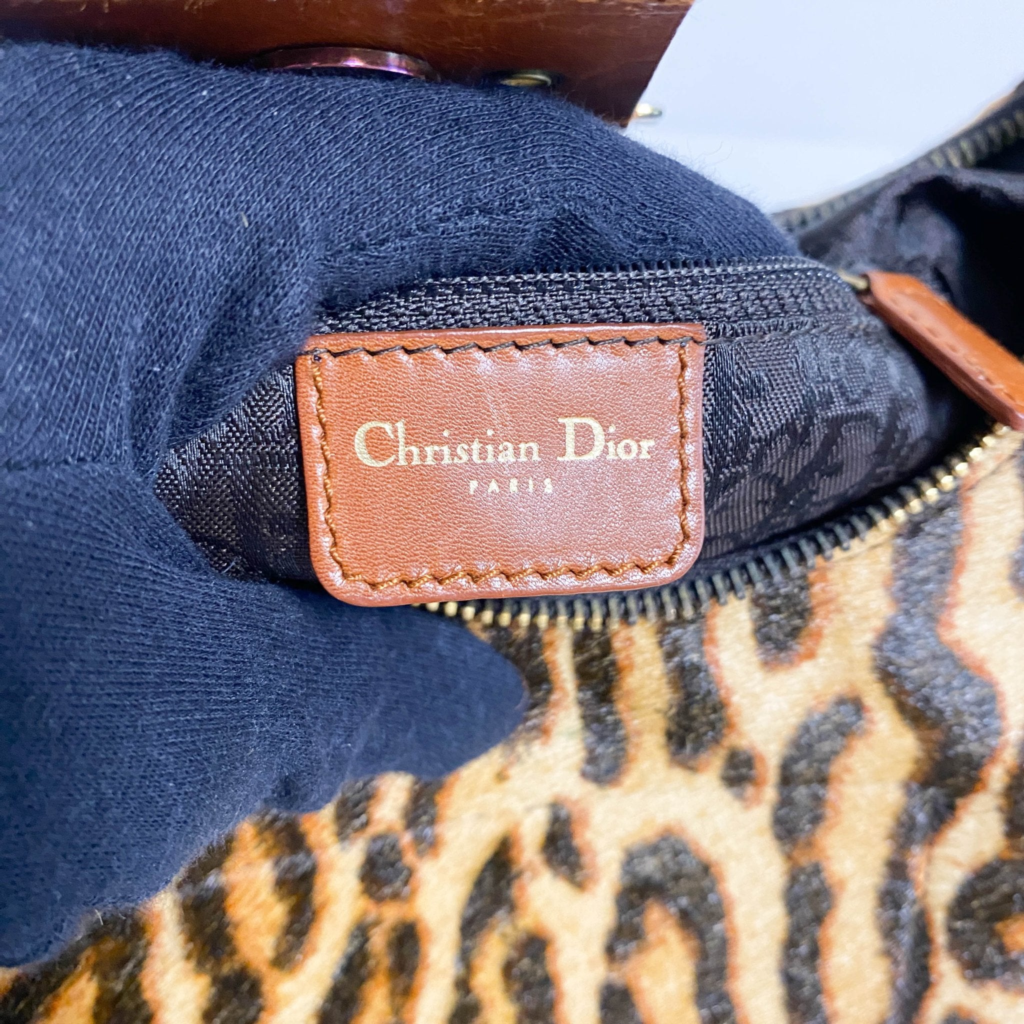 DIOR Leopard Pony Hair Hobo Shoulder Bag, in , Sold by HIVE PRELOVED - Shoulder Bags, ,