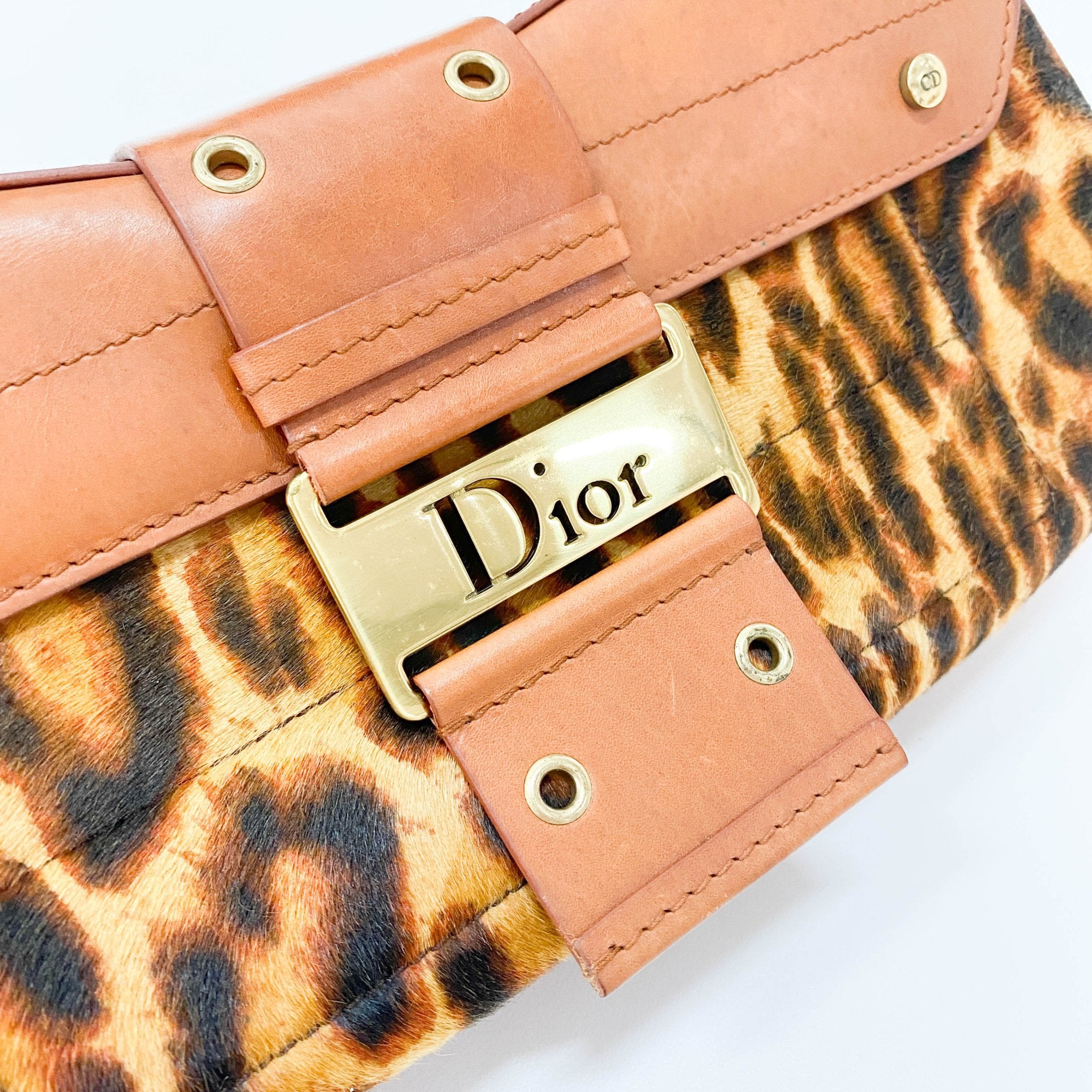 DIOR Leopard Pony Hair Shoulder Bag, in , Sold by HIVE PRELOVED - Shoulder Bags, ,