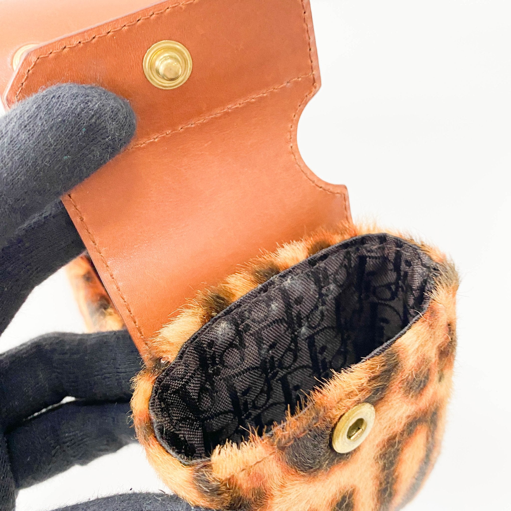 DIOR Leopard Pony Hair Shoulder Bag, in , Sold by HIVE PRELOVED - Shoulder Bags, ,